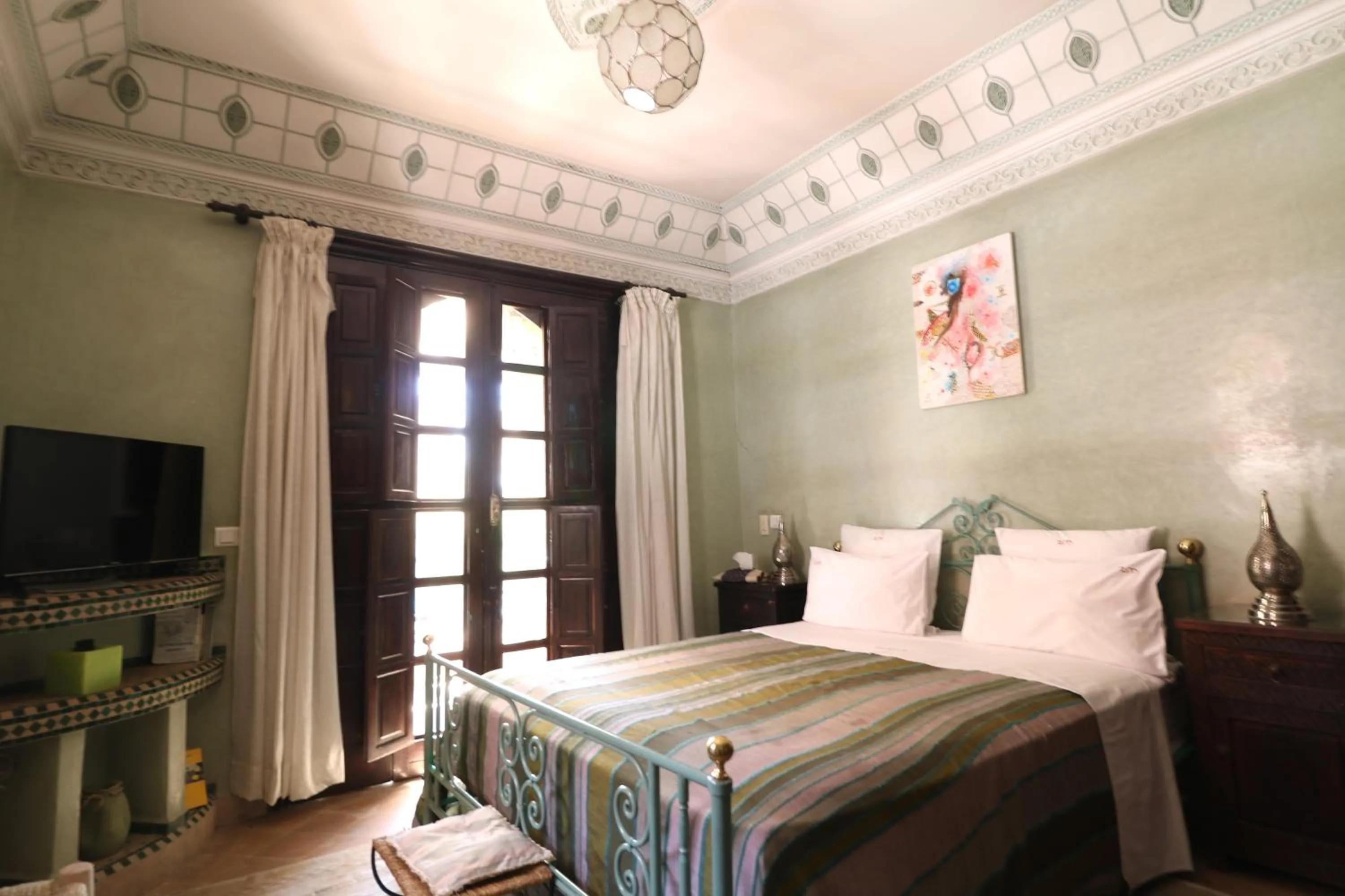 Bed in Riad Mazal