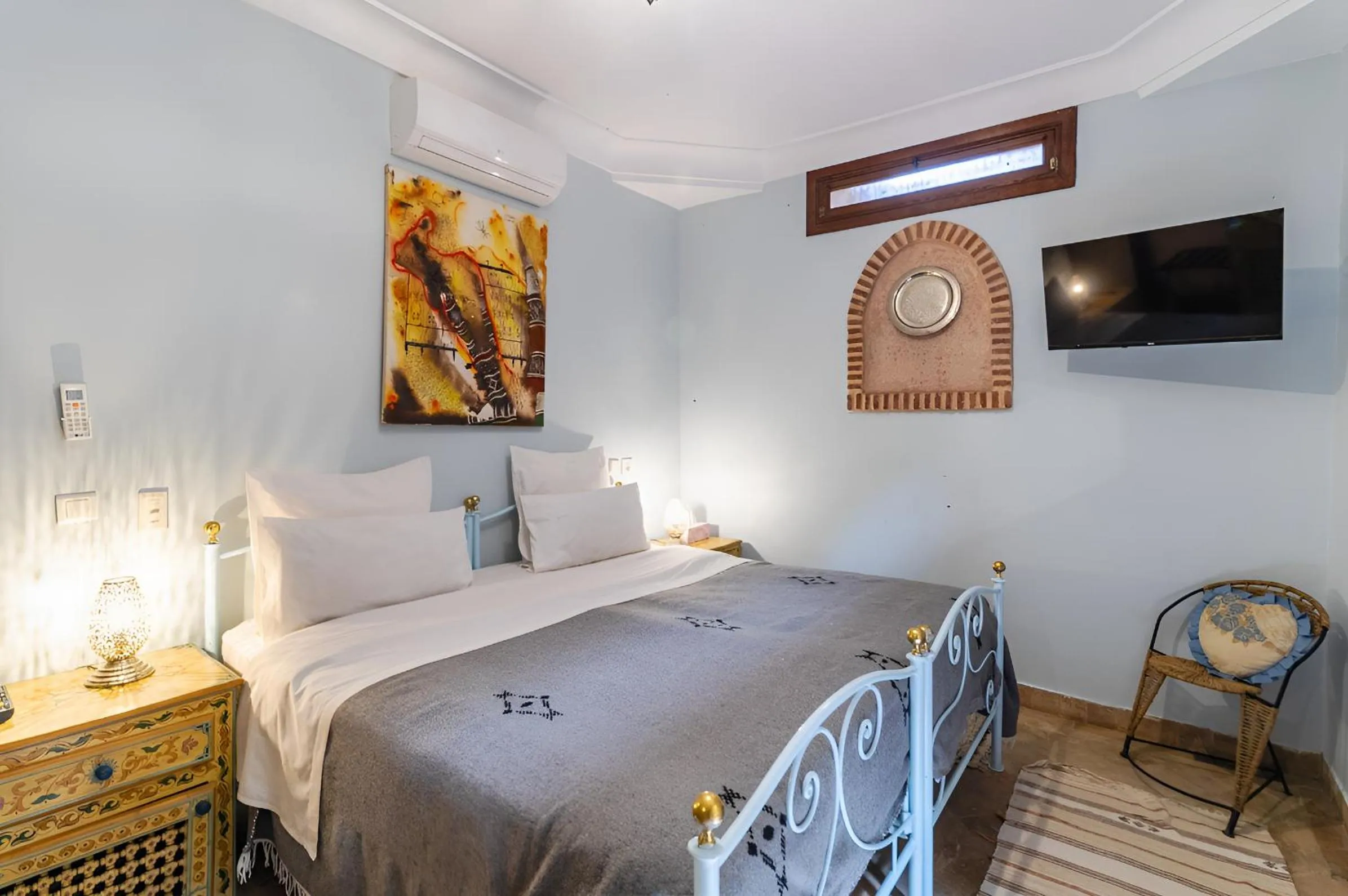Bed in Riad Mazal