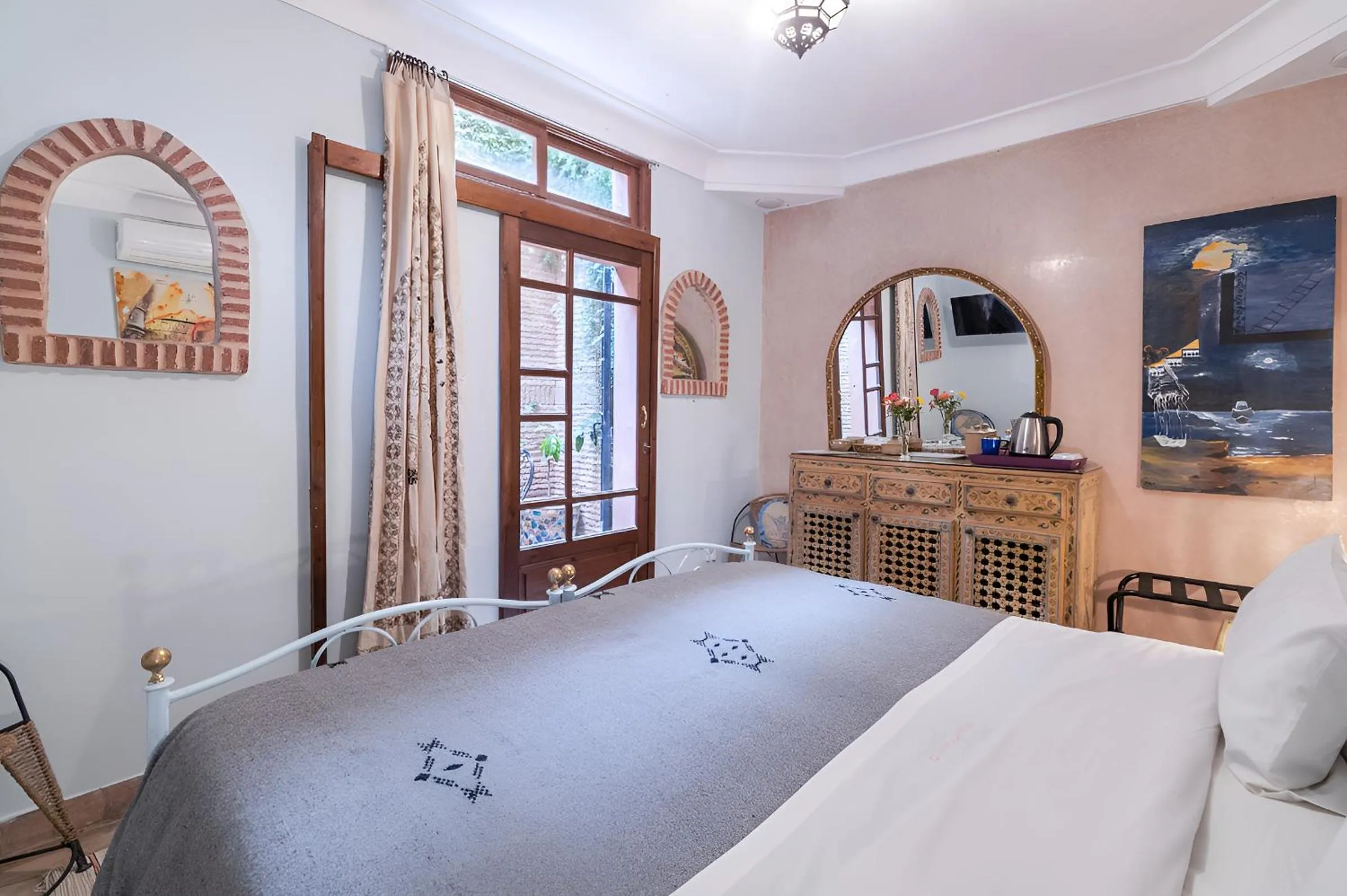 Bed in Riad Mazal
