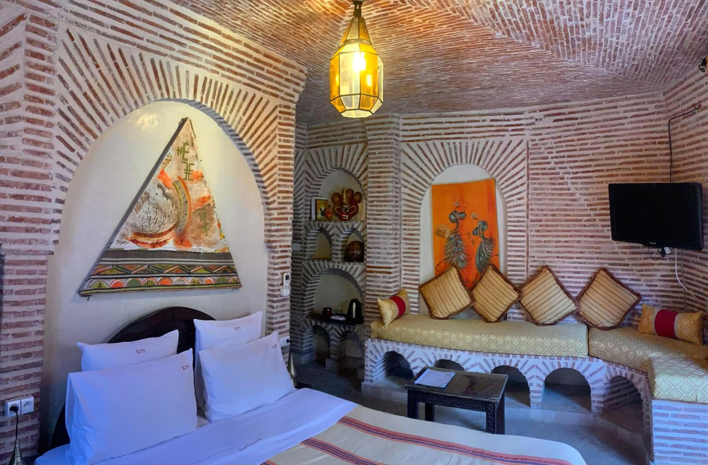 Bed in Riad Mazal