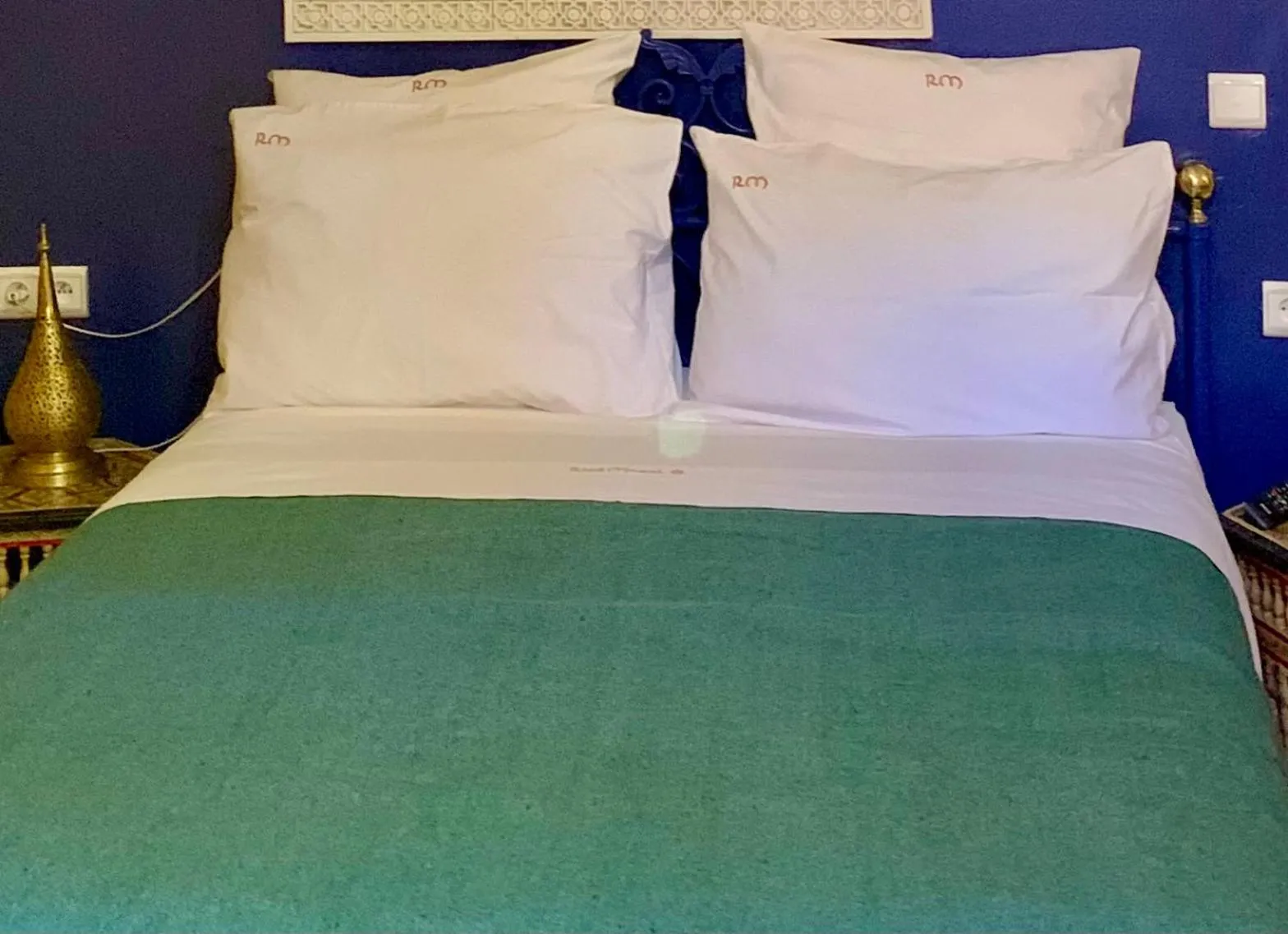 Bed in Riad Mazal