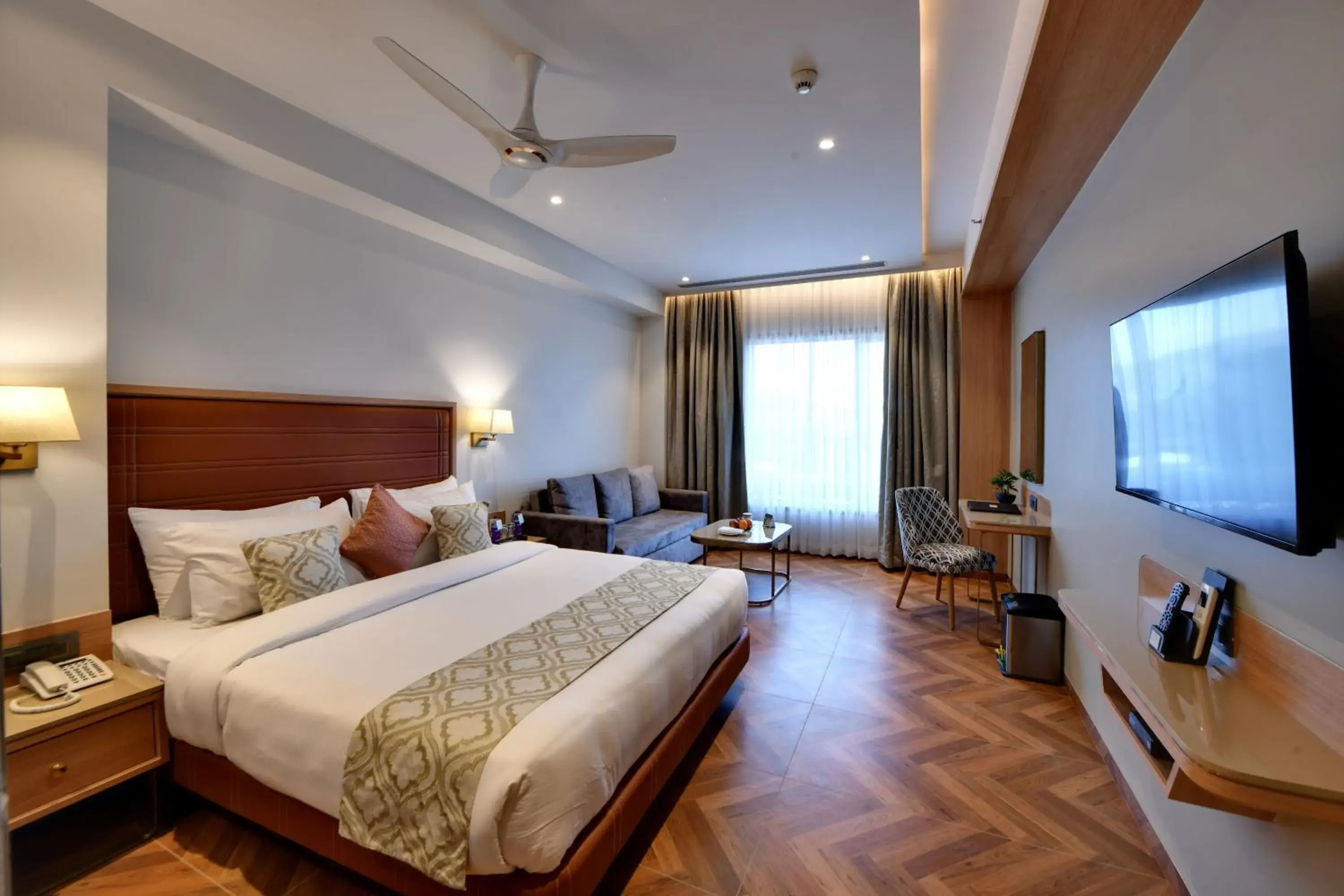 Winter Green Premium Room - single occupancy in The Fern Shelter Resort Palghar, Series by Marriott Winter Green Premium Room - single occupancy in The Fern Shelter Resort Palghar, Series by Marriott