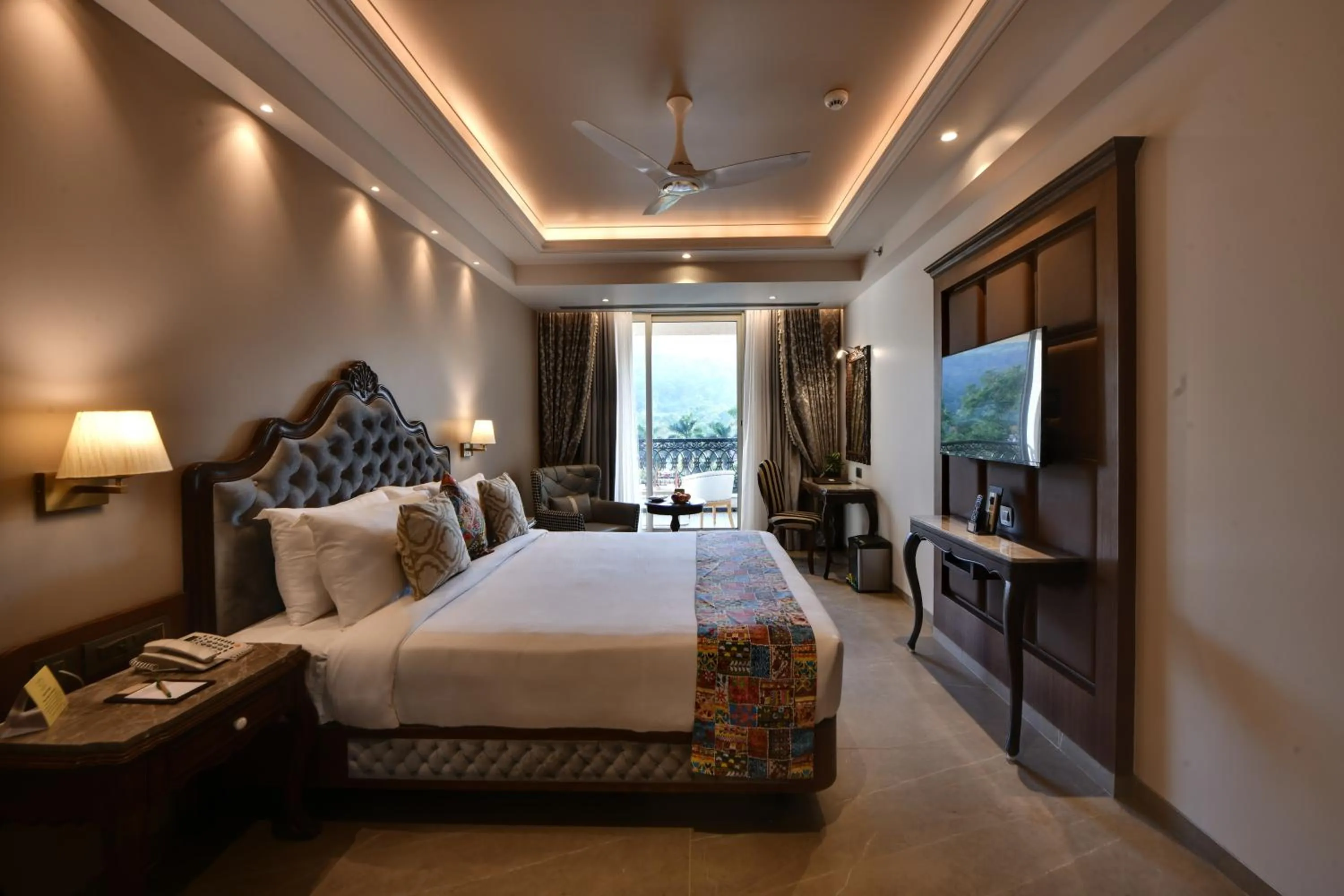 Living room, Bed in The Fern Shelter Resort Palghar