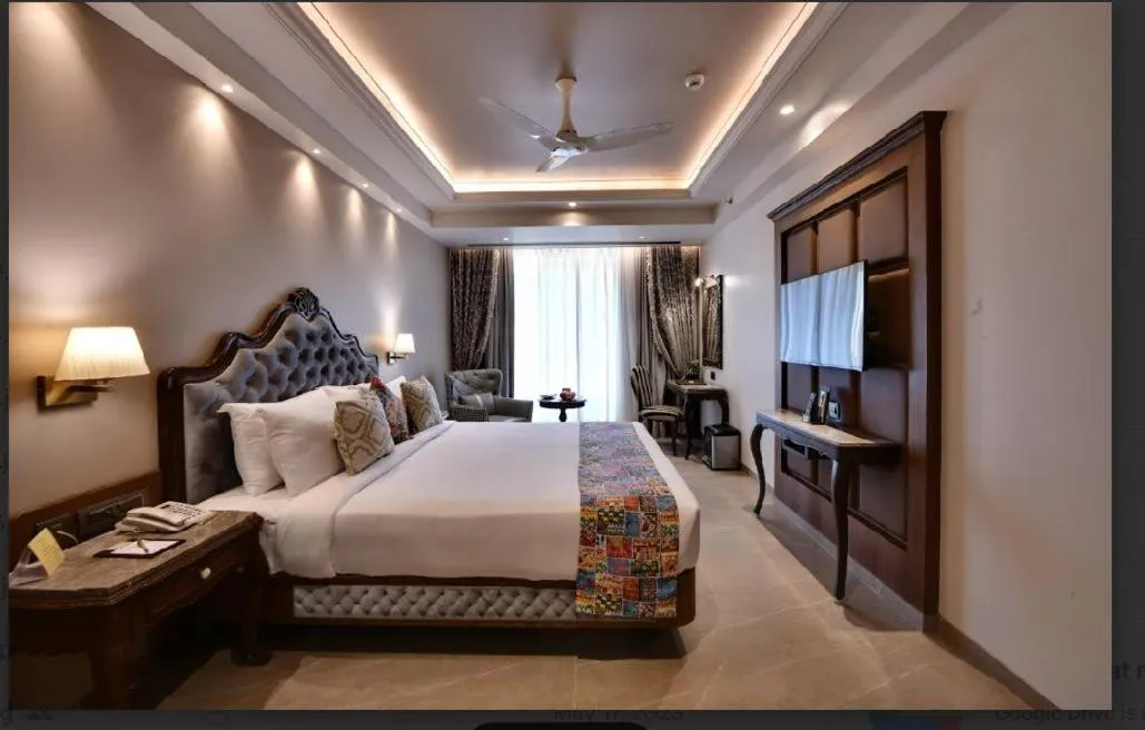 Bed in The Fern Shelter Resort Palghar