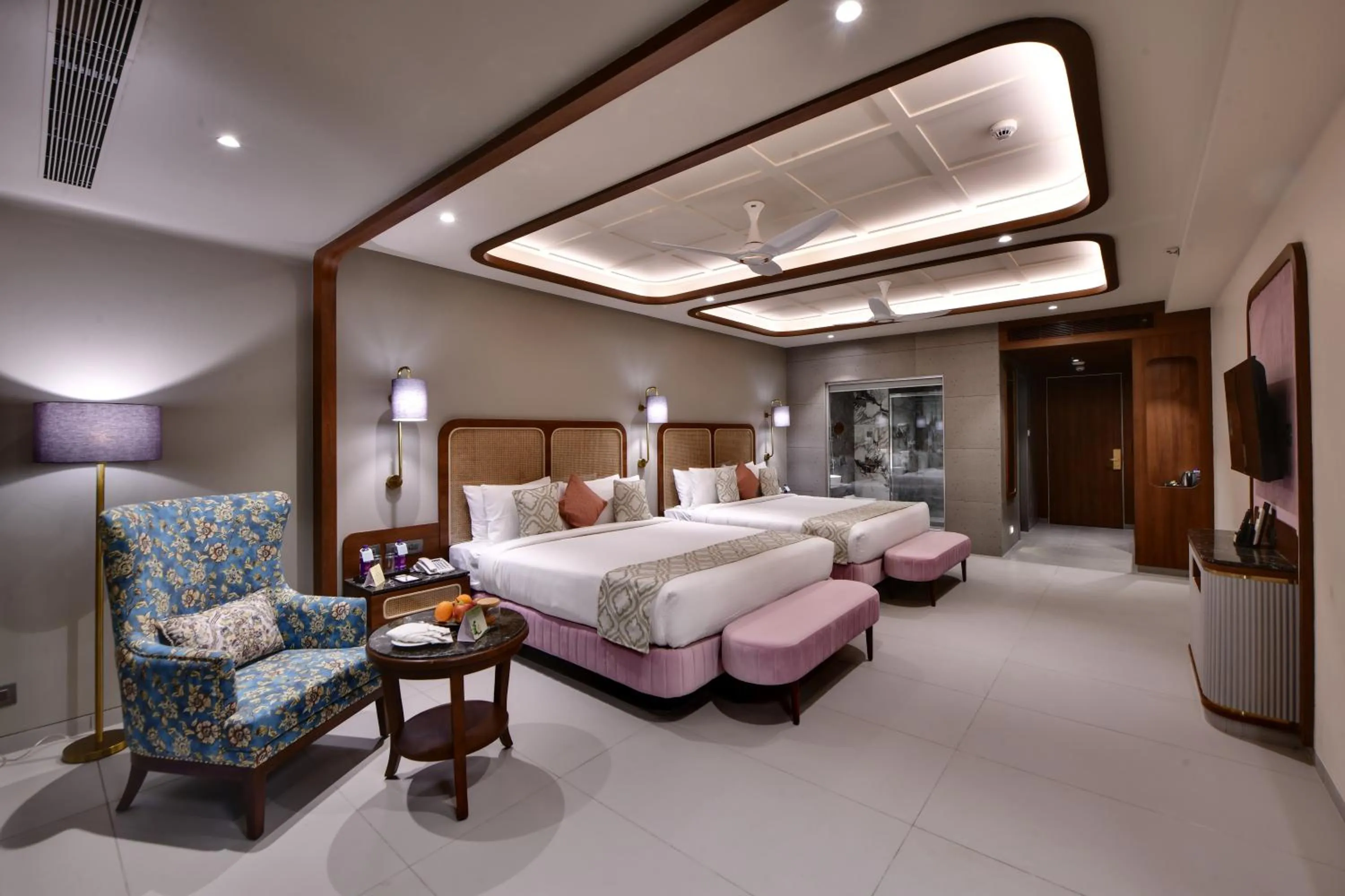 Bed in The Fern Shelter Resort Palghar