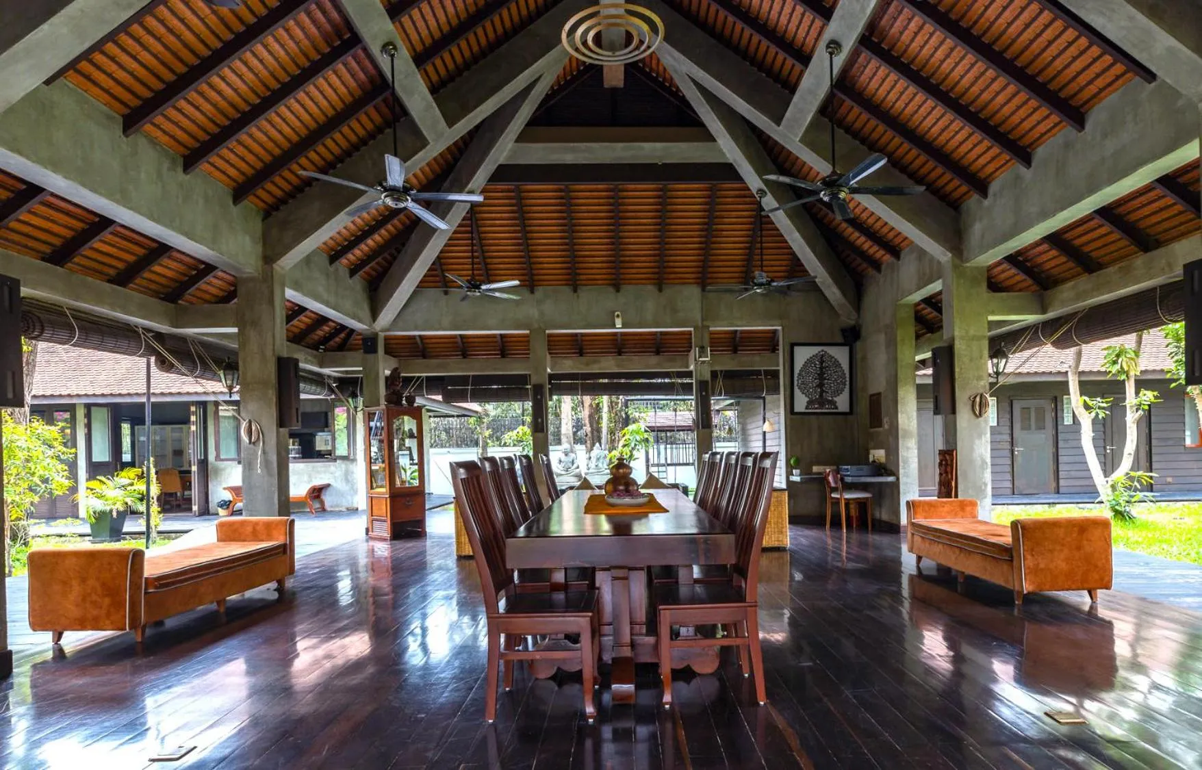 Living room in SOK VILLA by Angkorstays