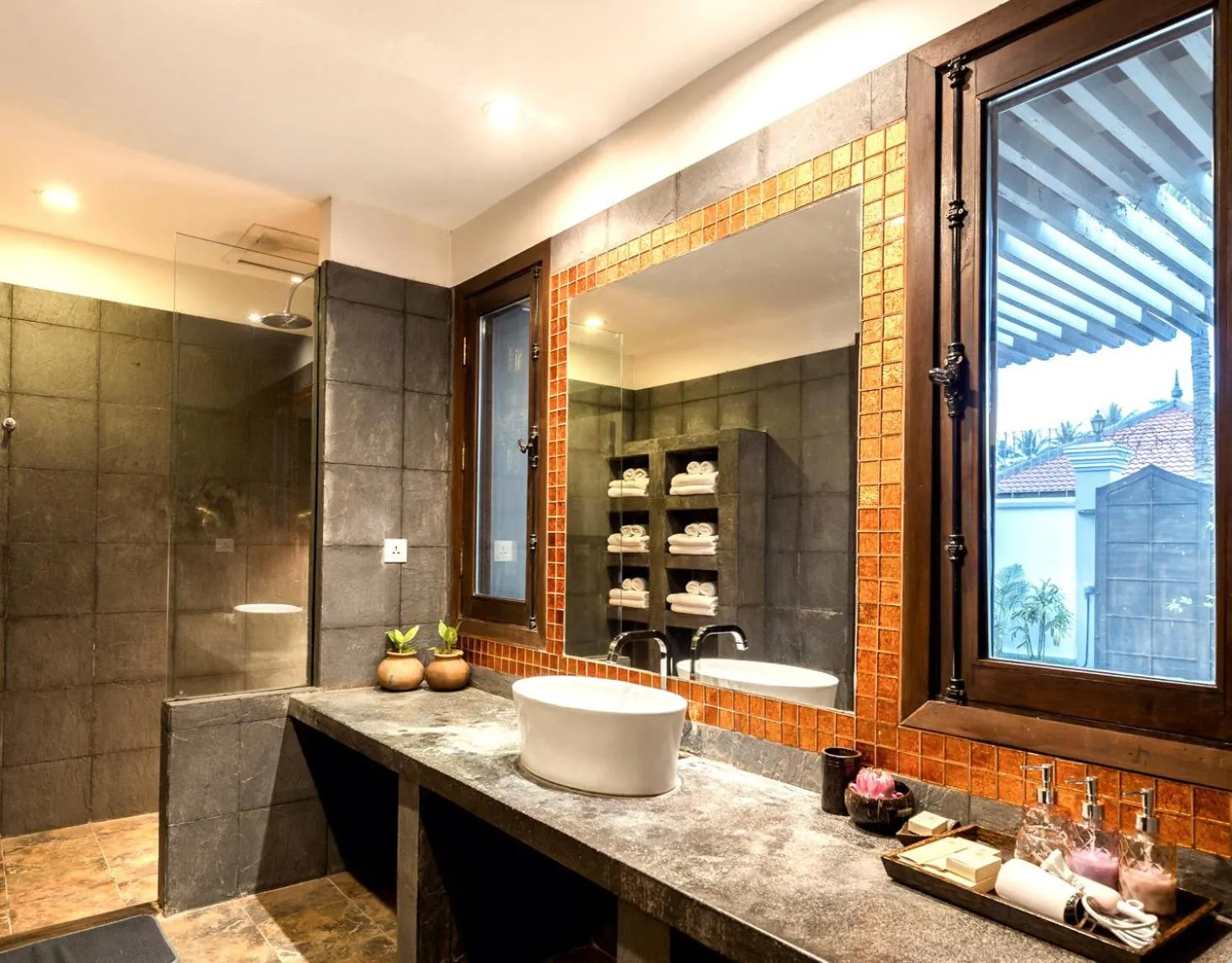 Bathroom in SOK VILLA by Angkorstays