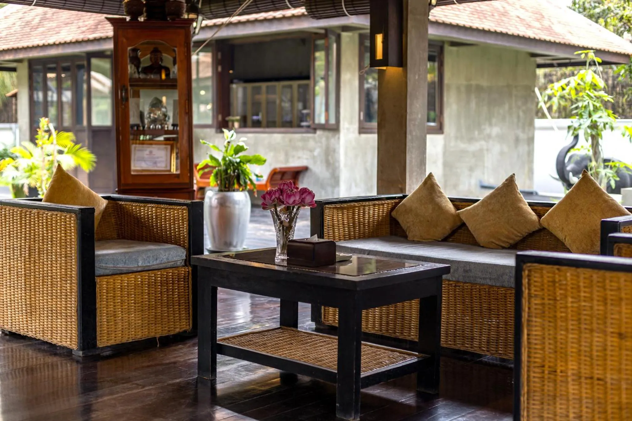 Living room in SOK VILLA by Angkorstays
