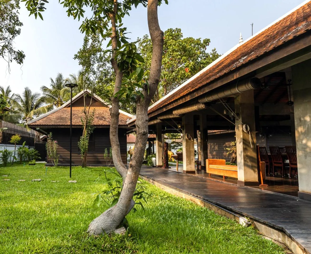 Garden in SOK VILLA by Angkorstays