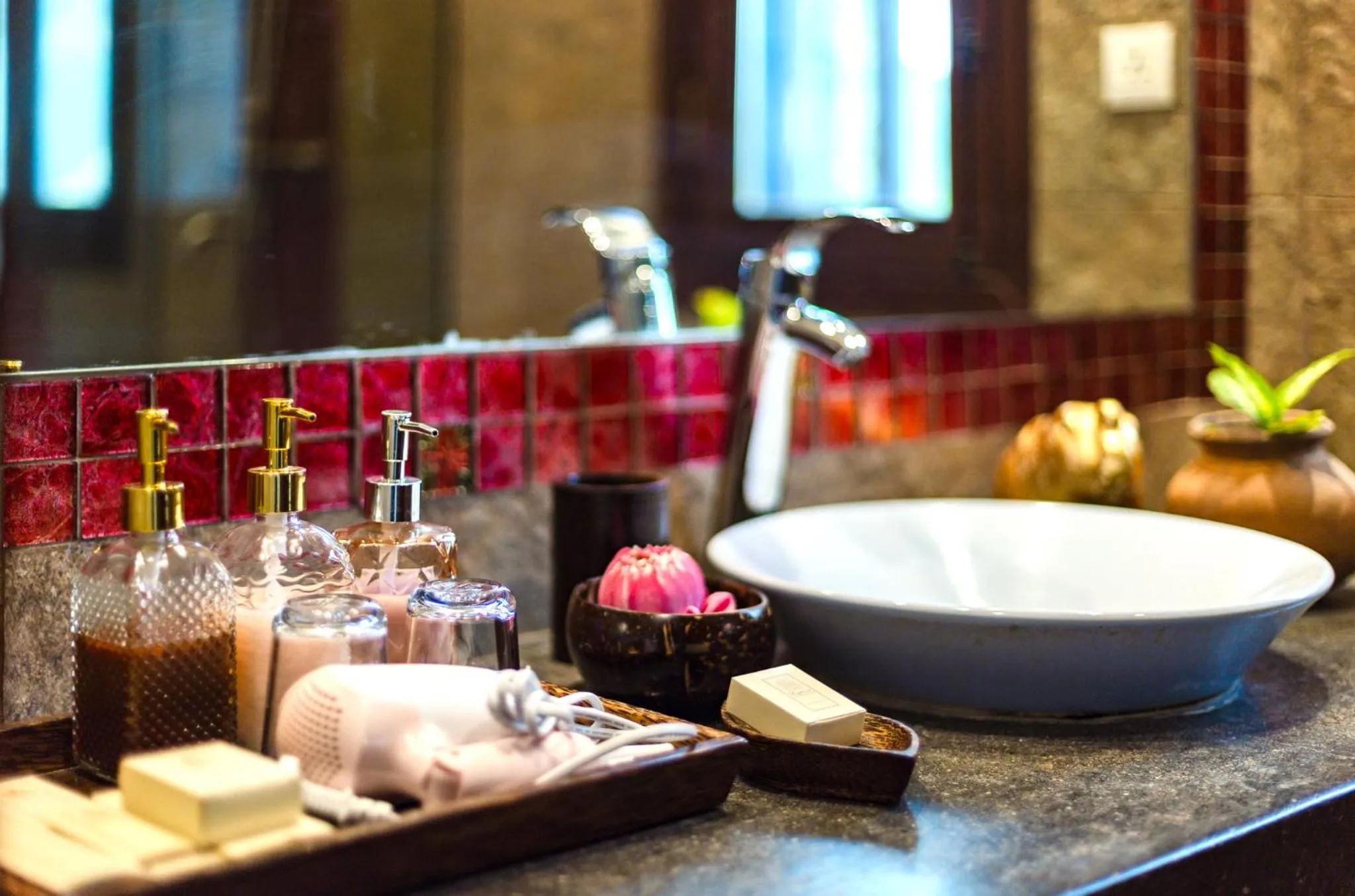 Bathroom in SOK VILLA by Angkorstays