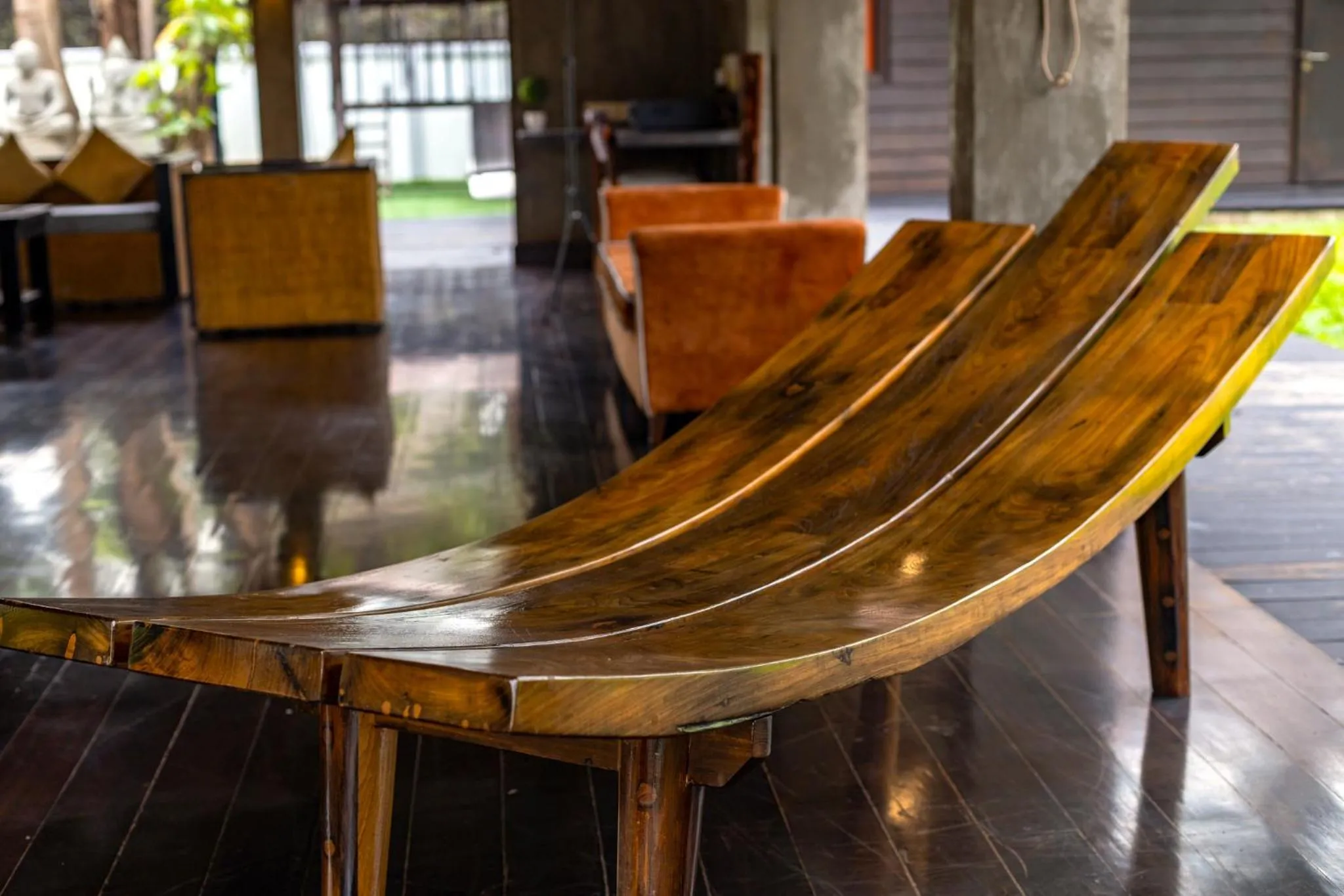 Living room in SOK VILLA by Angkorstays