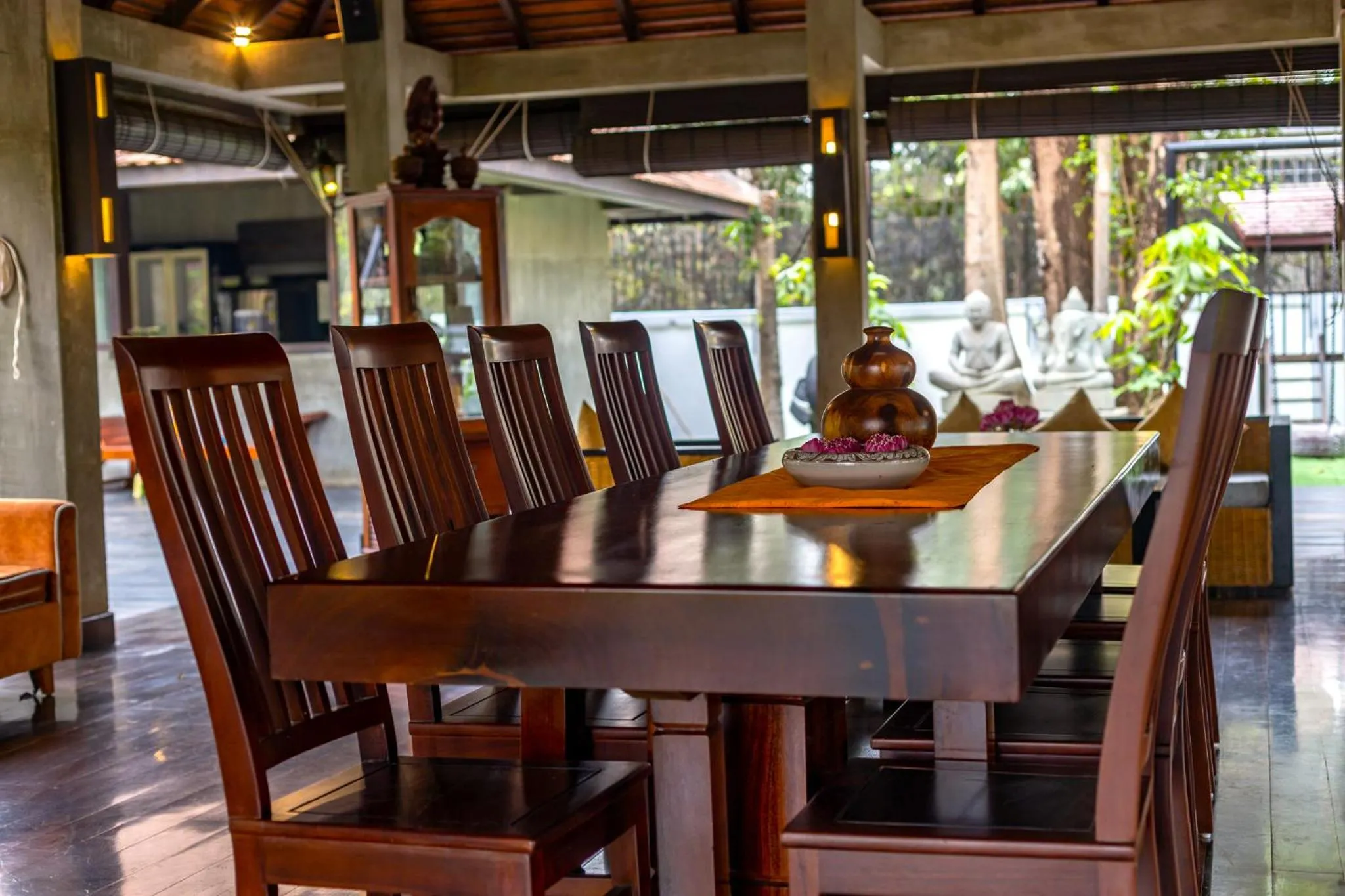 Living room in SOK VILLA by Angkorstays