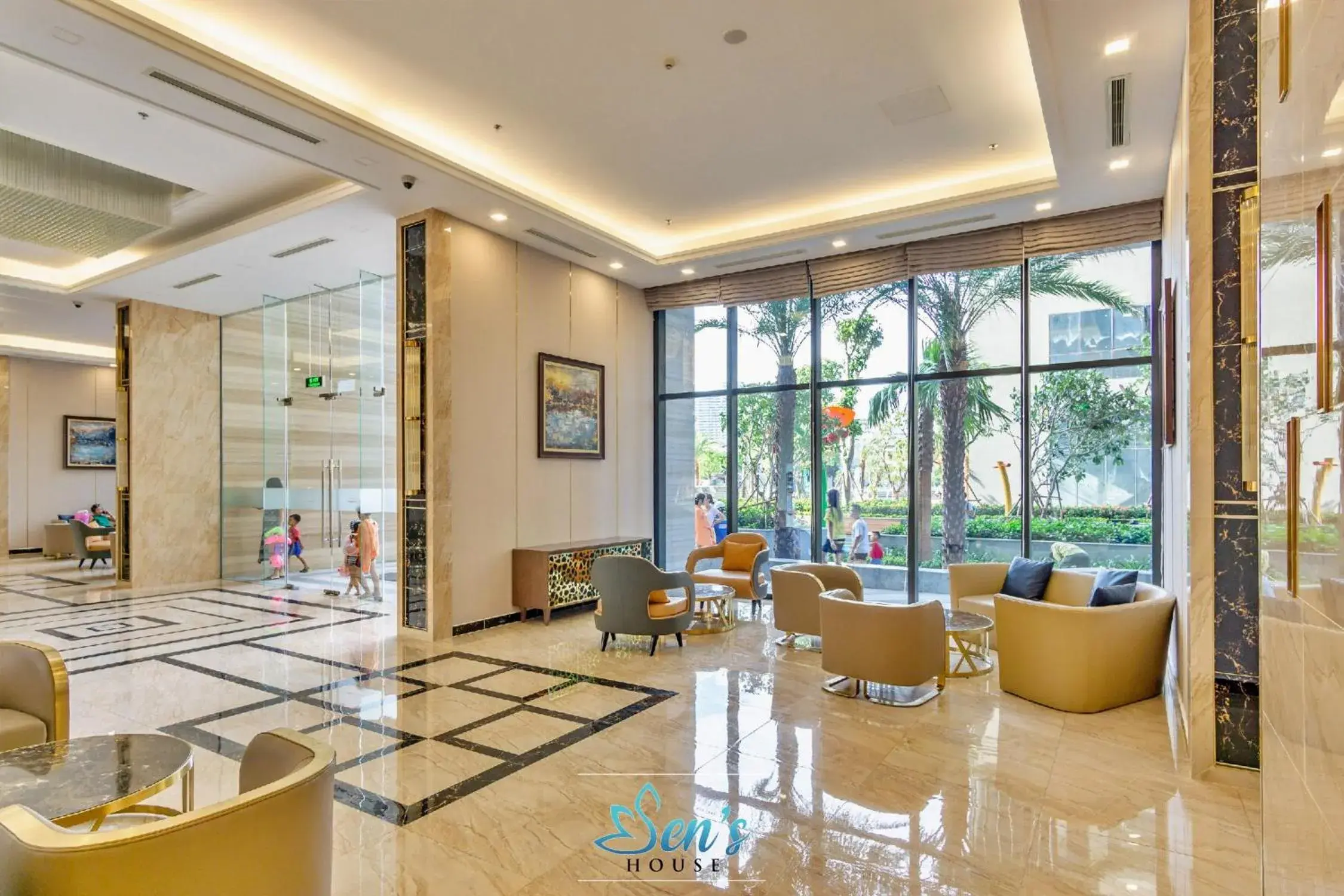 Lobby or reception in Sens House Saigon - Serviced Apartments in Vinhomes Central Park Lobby or reception in Sens House Saigon - Serviced Apartments in Vinhomes Central Park