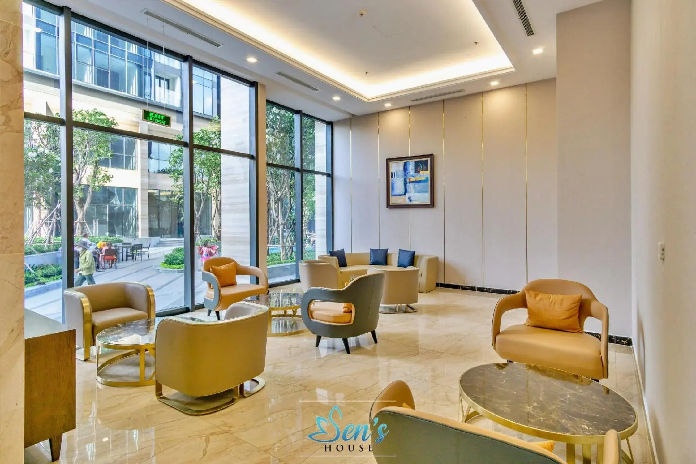 Lobby or reception in Sens House Saigon - Serviced Apartments in Vinhomes Central Park Lobby or reception in Sens House Saigon - Serviced Apartments in Vinhomes Central Park