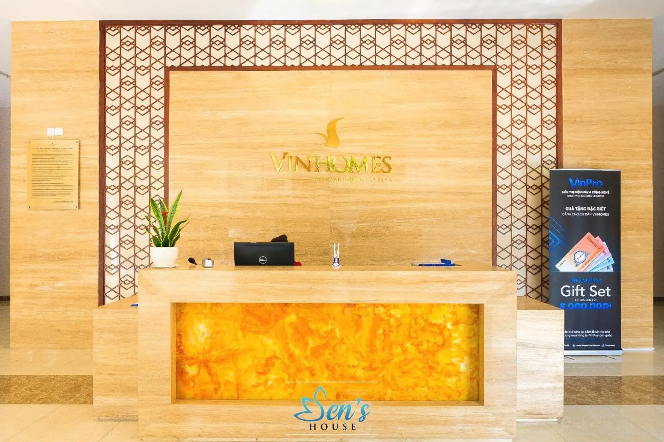 Lobby or reception in Sens House Saigon - Serviced Apartments in Vinhomes Central Park Lobby or reception in Sens House Saigon - Serviced Apartments in Vinhomes Central Park