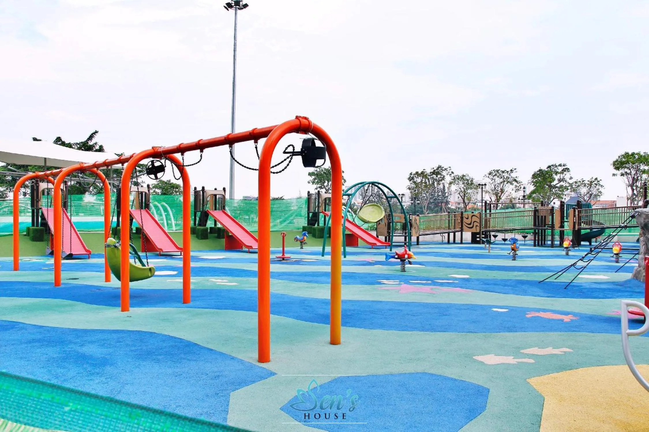 Children play ground in Sens House Saigon - Serviced Apartments in Vinhomes Central Park