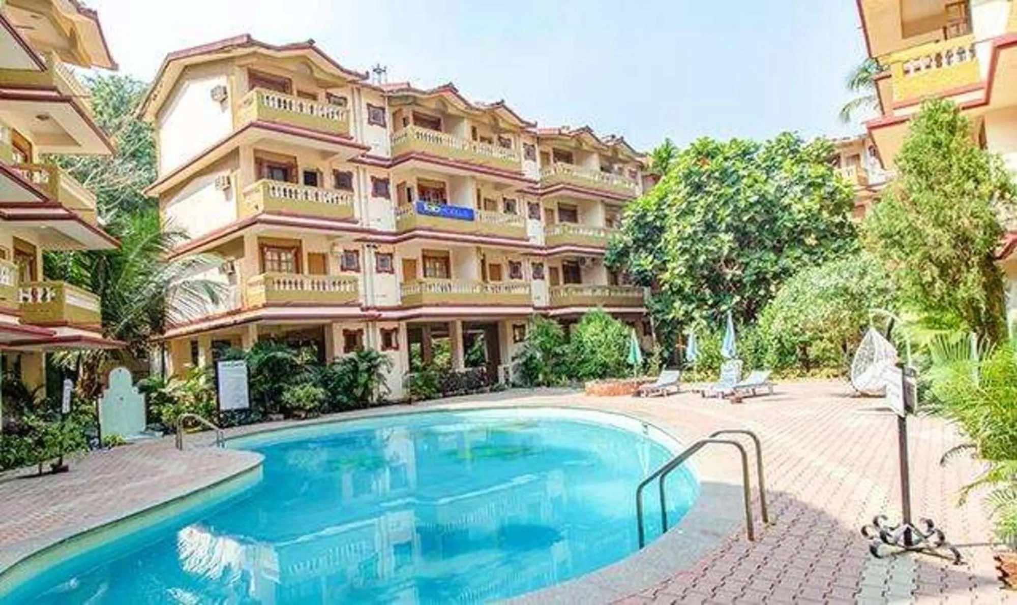 Property building in Via Toro Highland Beach Resort With Pool - 500M From Candolim Beach