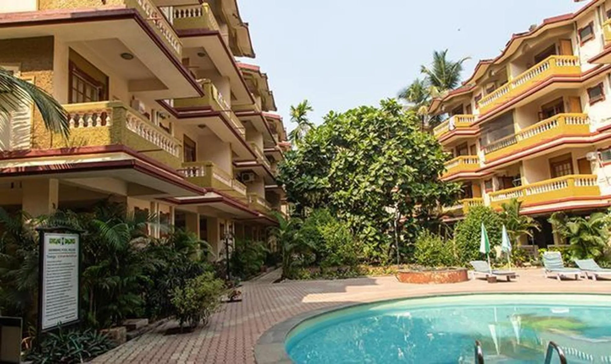Property building in Via Toro Highland Beach Resort With Pool - 500M From Candolim Beach