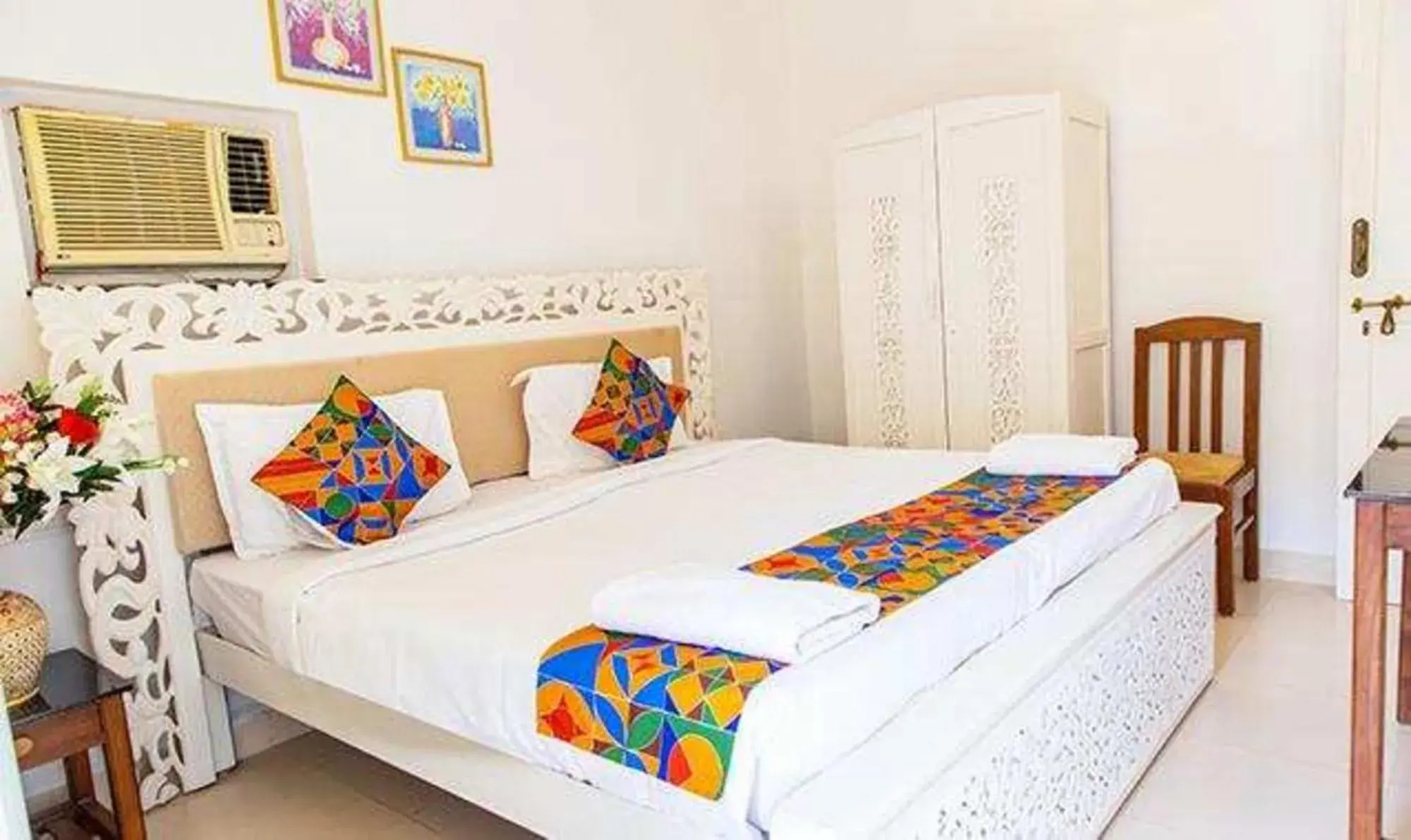 Bed in FabHotel Prime Toro Highland Beach Resort With Pool - 500M From Candolim Beach Bed in FabHotel Prime Toro Highland Beach Resort With Pool - 500M From Candolim Beach