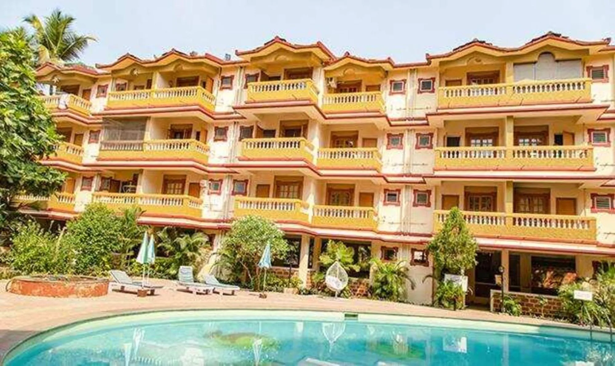 Property building in Via Toro Highland Beach Resort With Pool - 500M From Candolim Beach