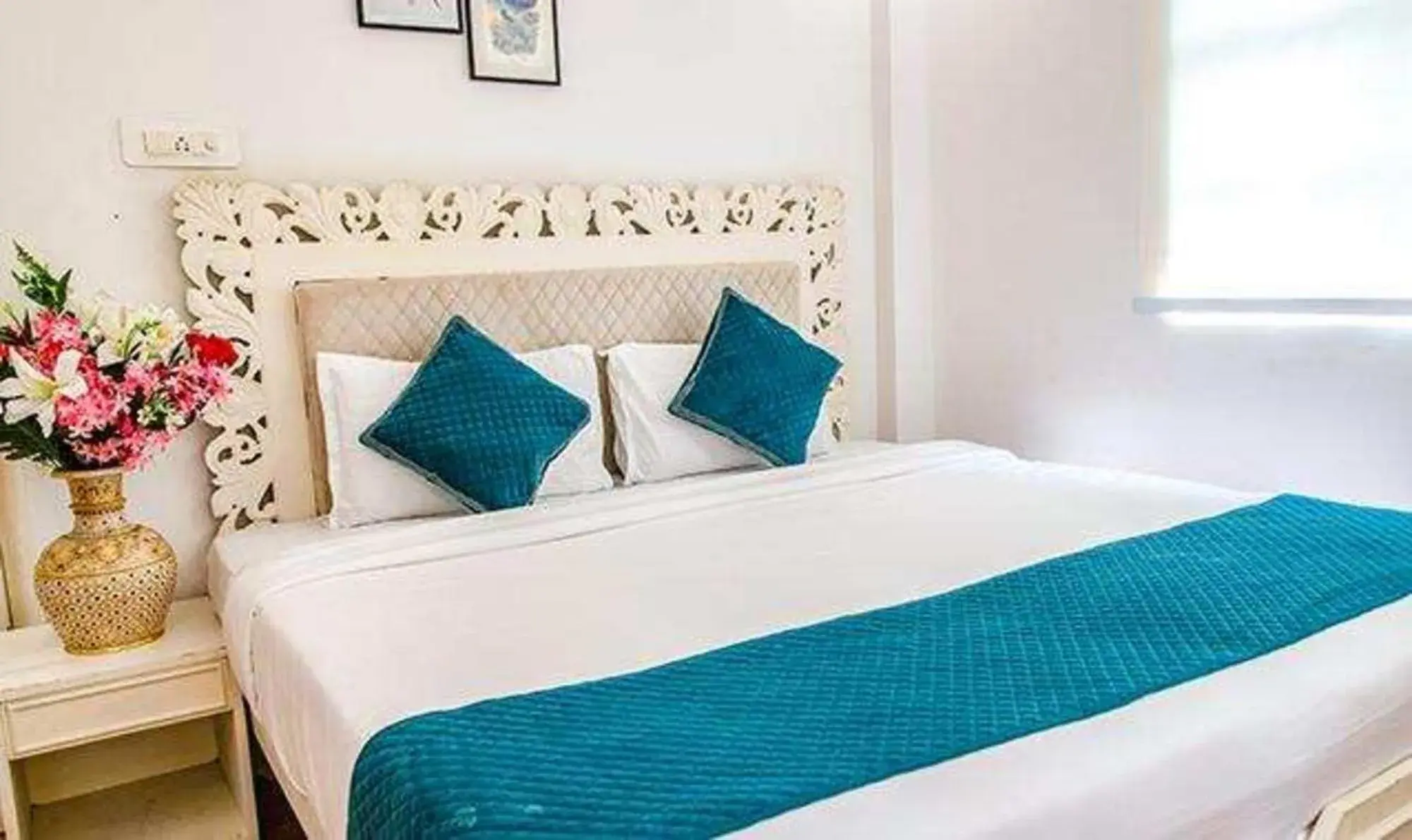 Bed in FabHotel Prime Toro Highland Beach Resort With Pool - 500M From Candolim Beach Bed in FabHotel Prime Toro Highland Beach Resort With Pool - 500M From Candolim Beach