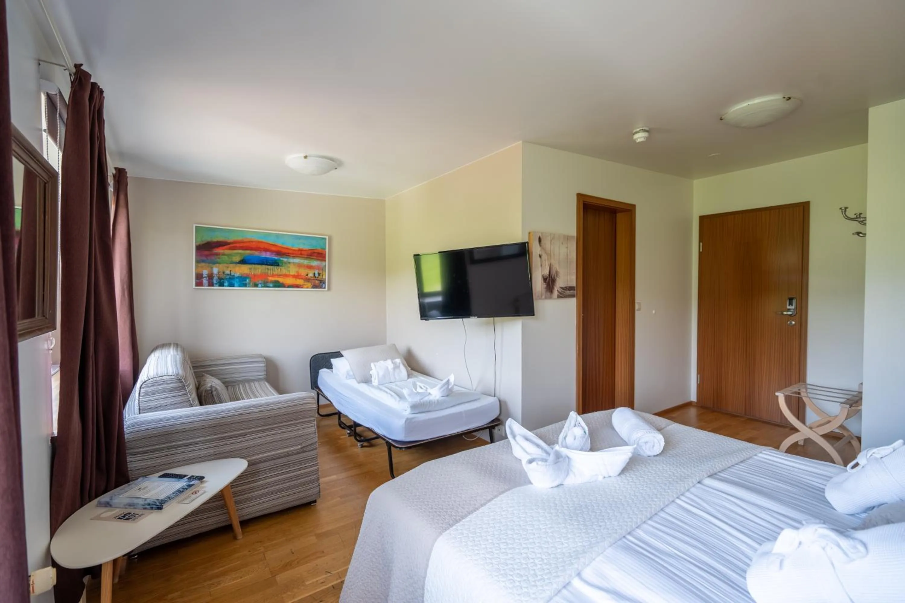 Bed in Hotel Skógá by EJ Hotels