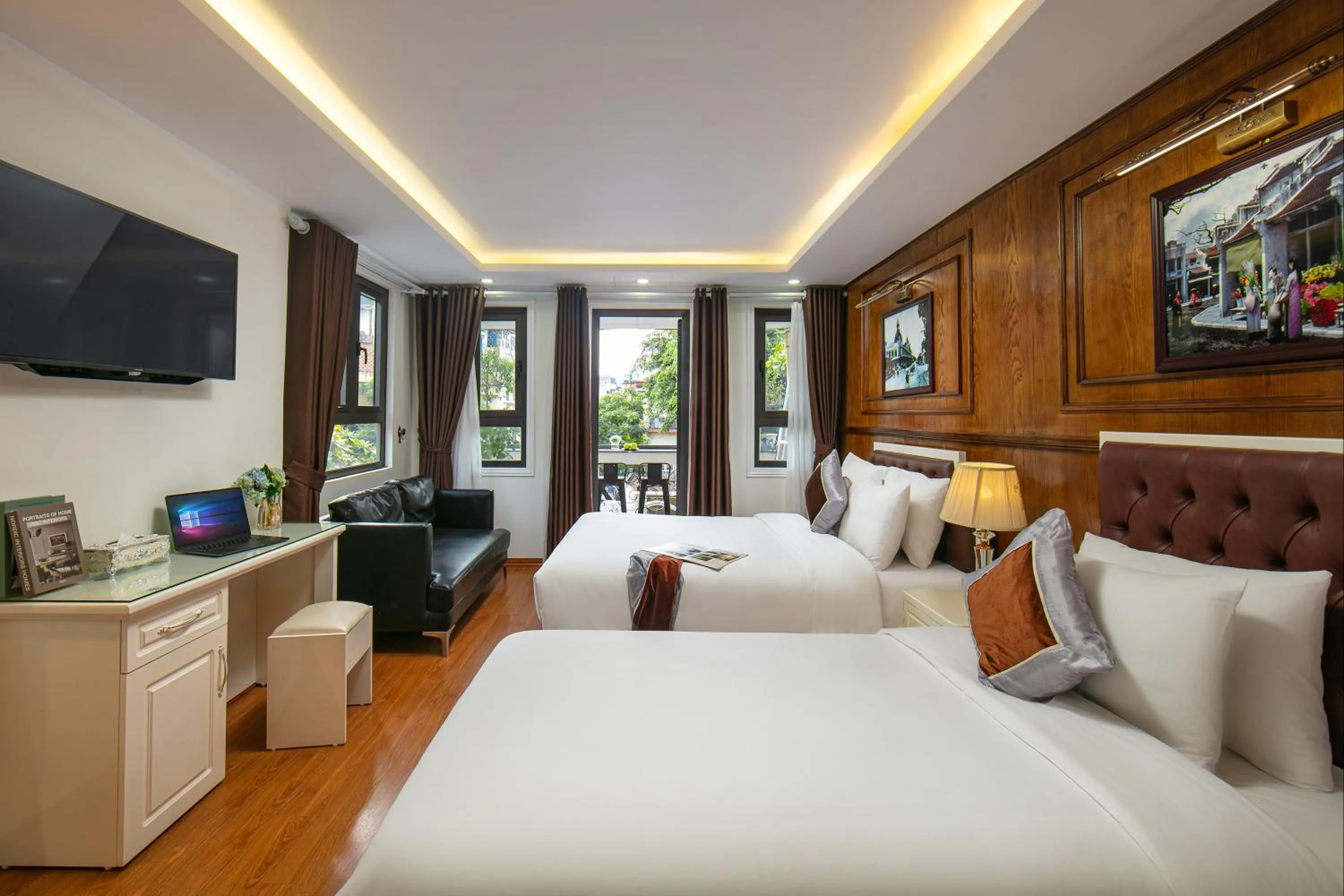 Bed in TrangTrang Classy Hotel