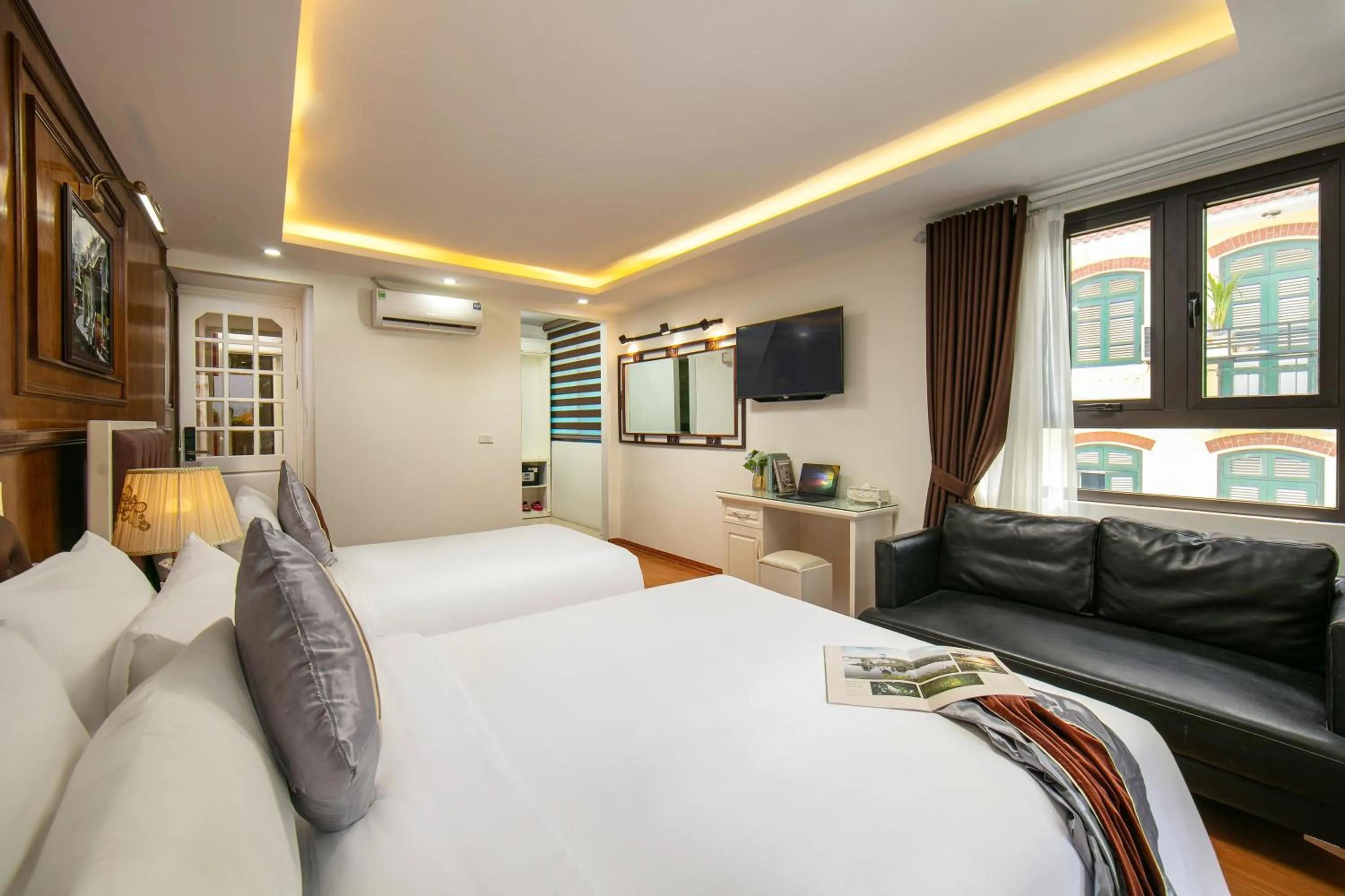 Bed in TrangTrang Classy Hotel