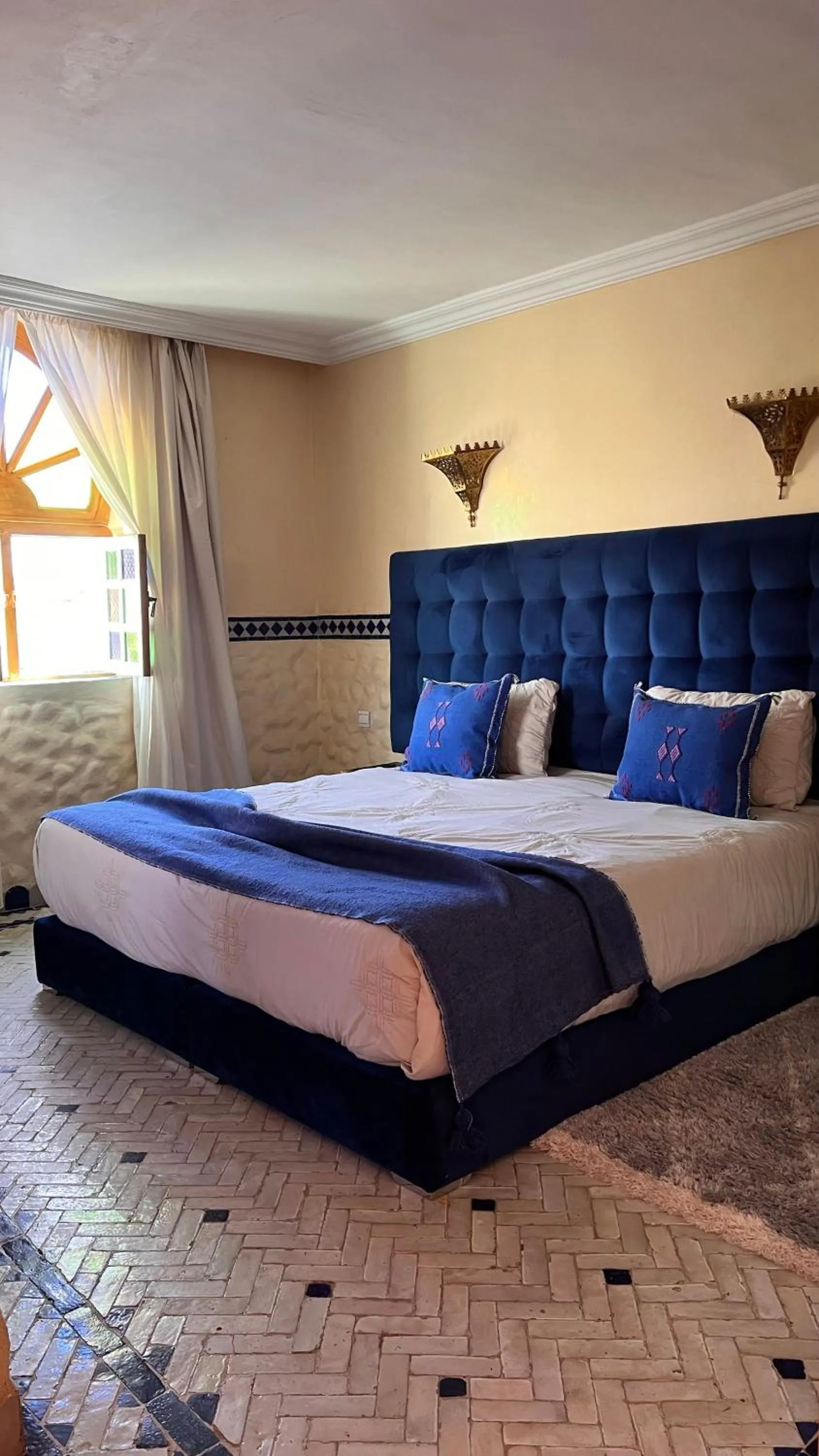 Bed in Riad Catalina