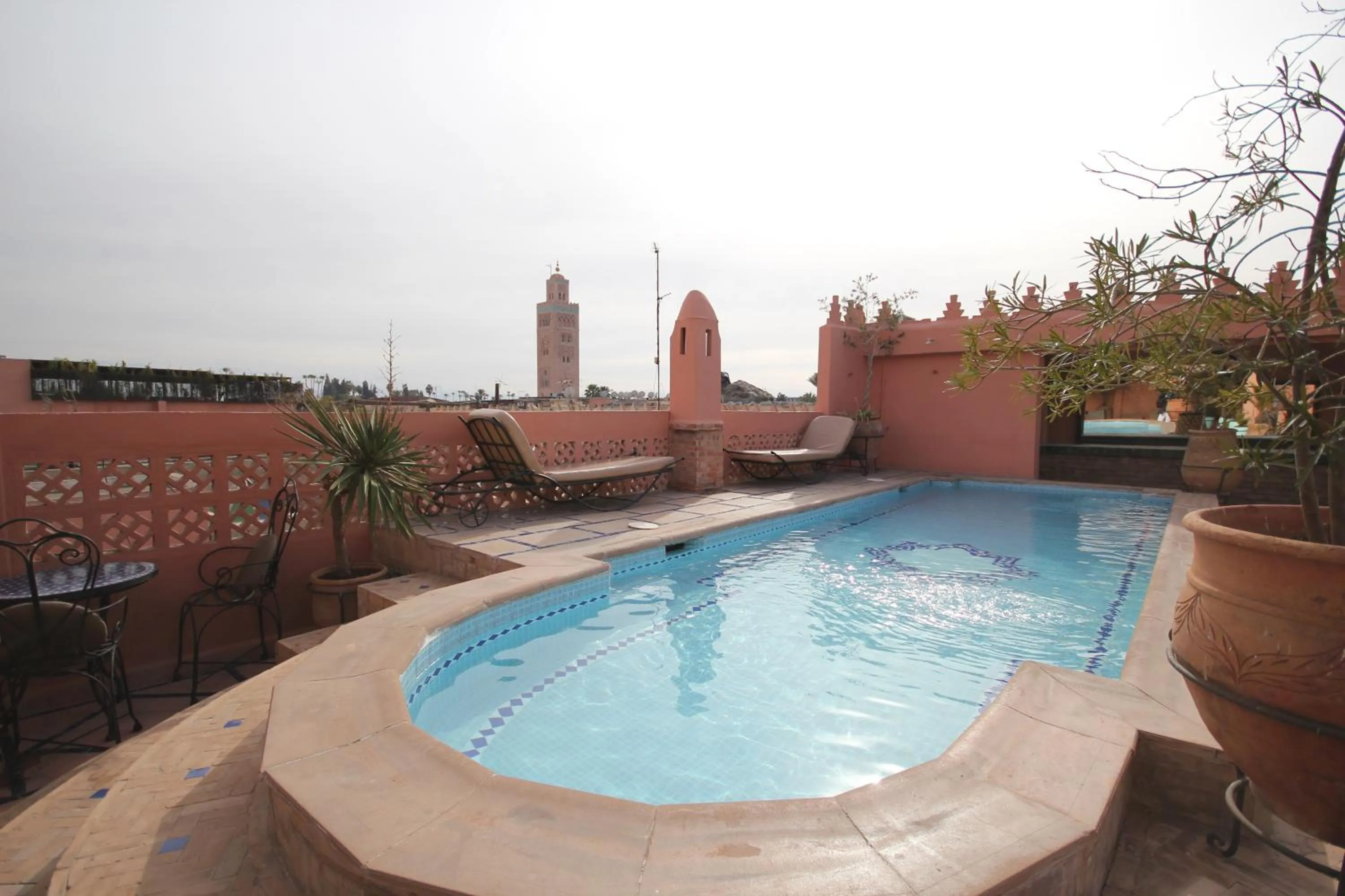 Swimming pool in Riad Catalina