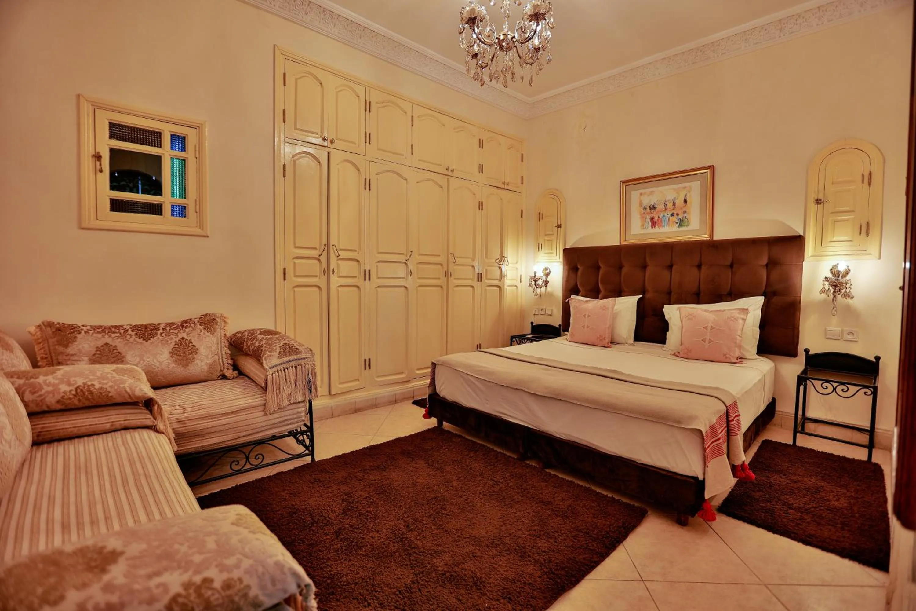 Bed in Riad Catalina