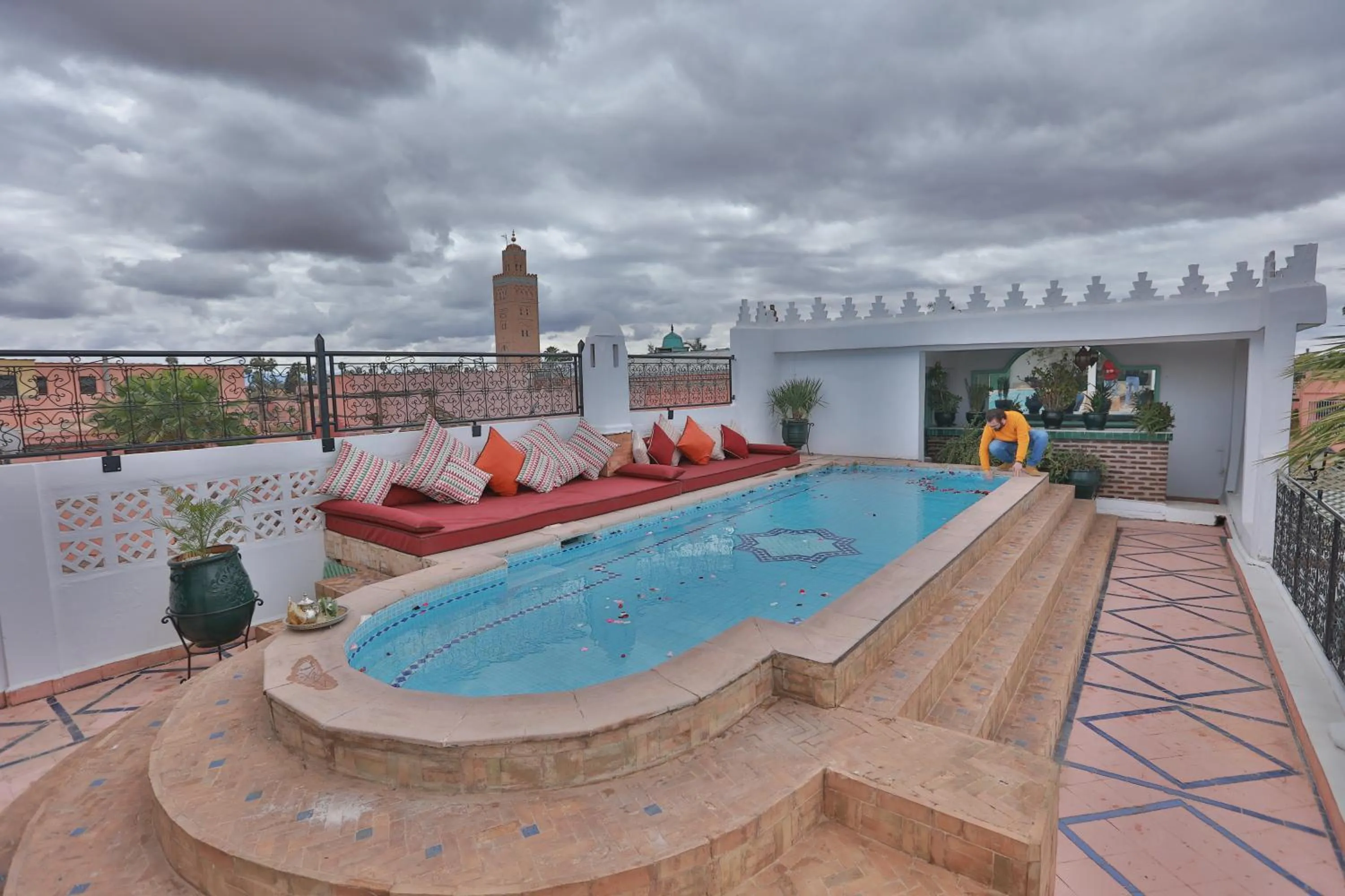 Swimming pool in Riad Catalina