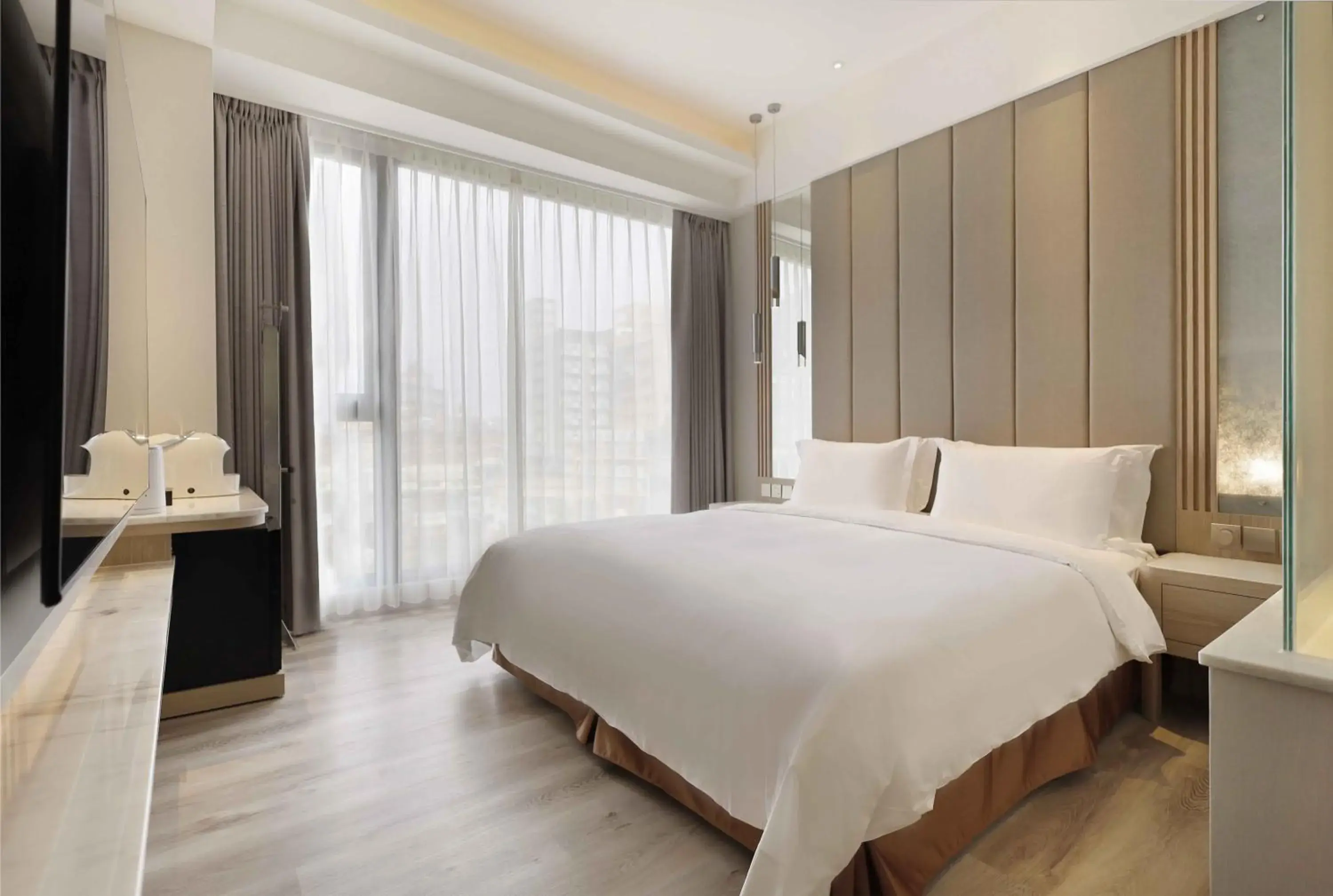 Bed in Gamalan Star Hotel Bed in Gamalan Star Hotel