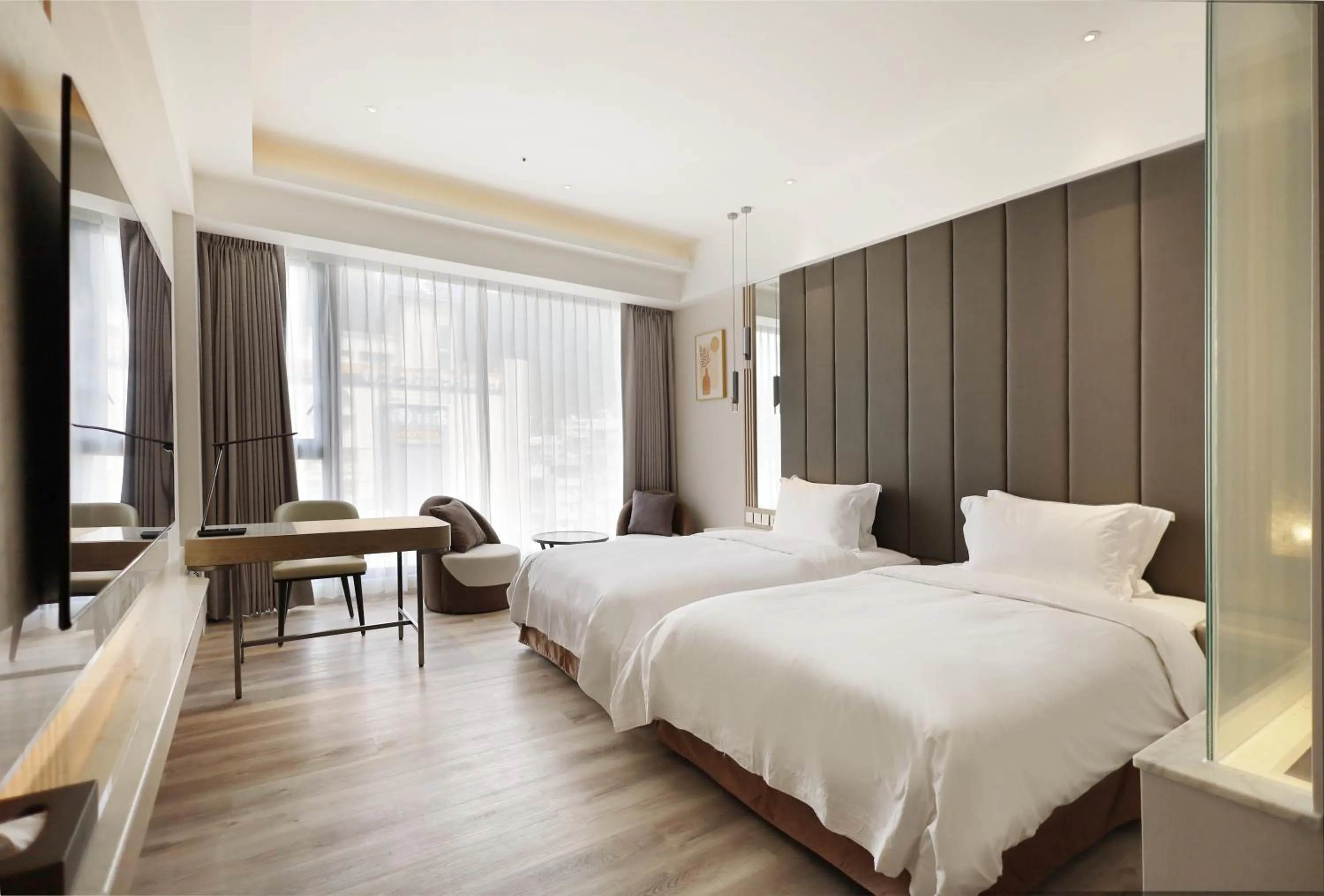 Bed in Gamalan Star Hotel