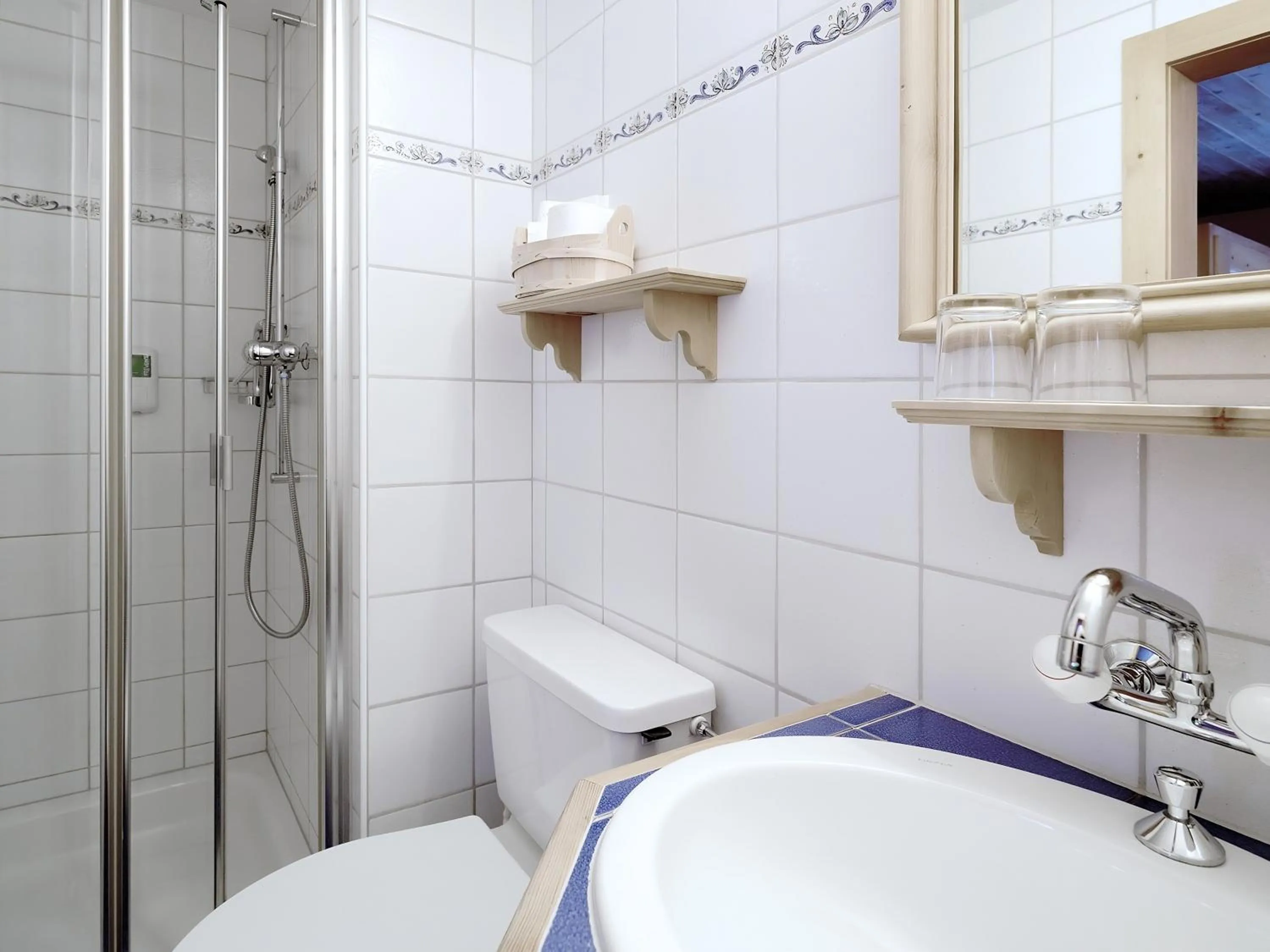 Toilet in Alpengasthof Crusch Alba ed Alvetern, S-charl