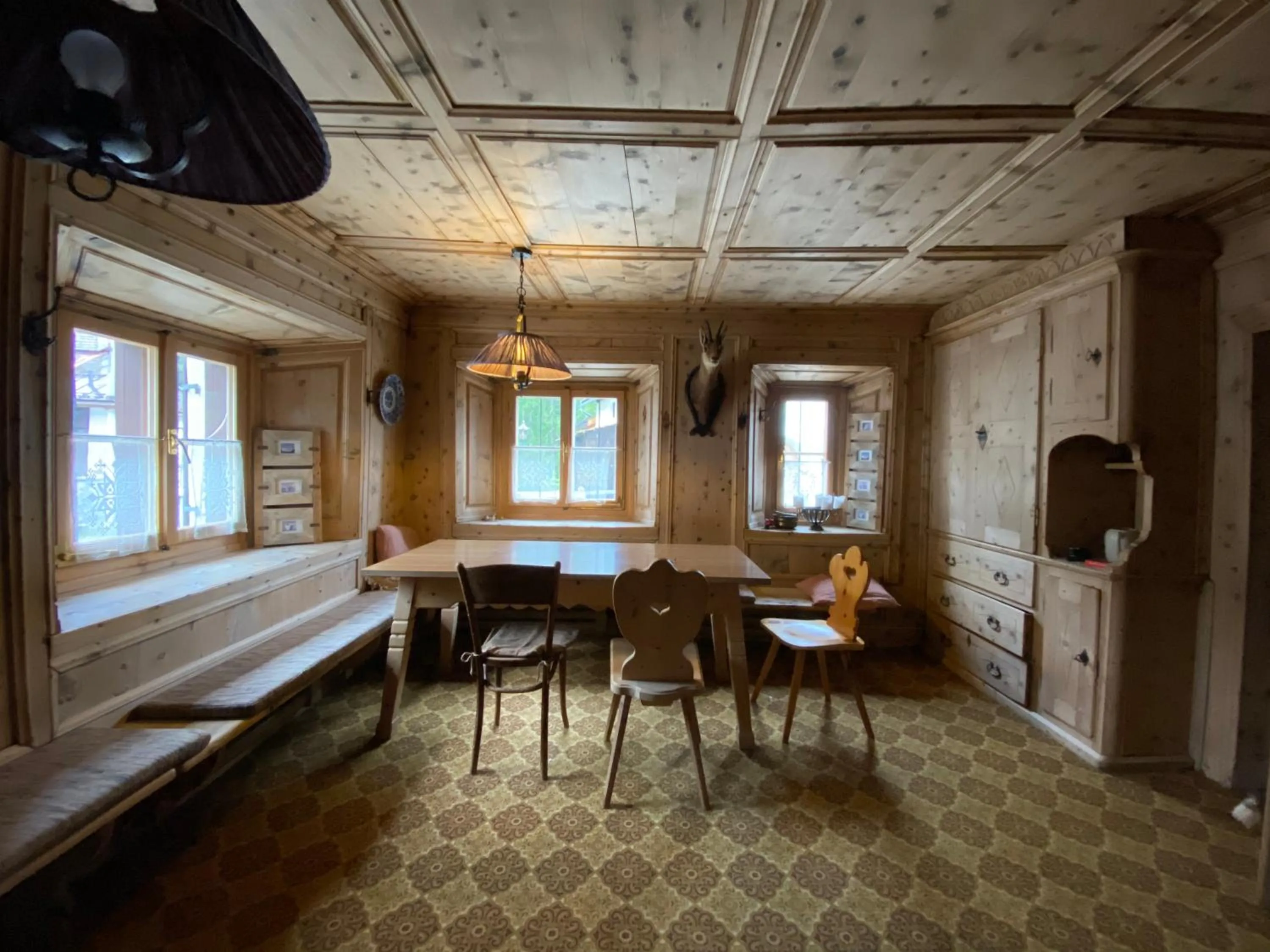 Living room in Alpengasthof Crusch Alba ed Alvetern, S-charl