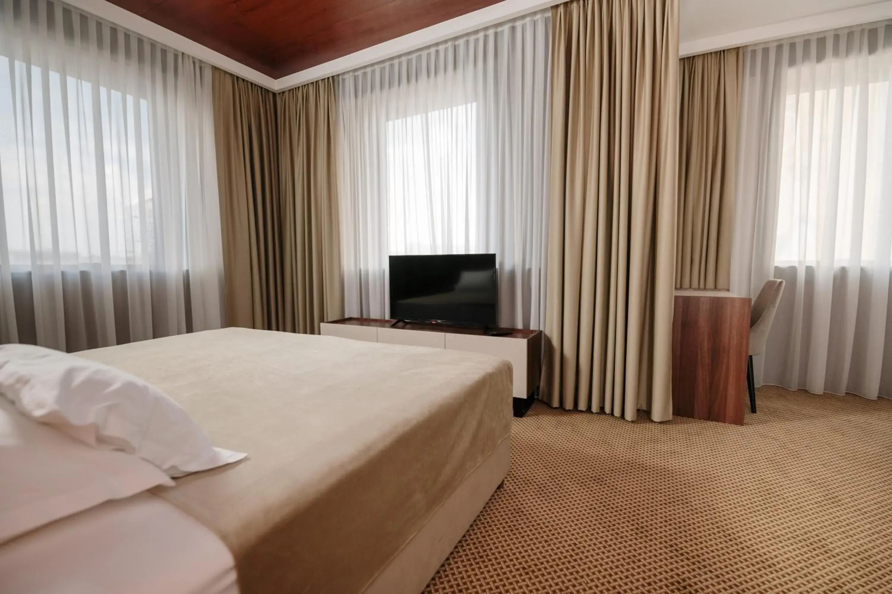 Bed in Hotel Slavija Lux Bed in Hotel Slavija Lux