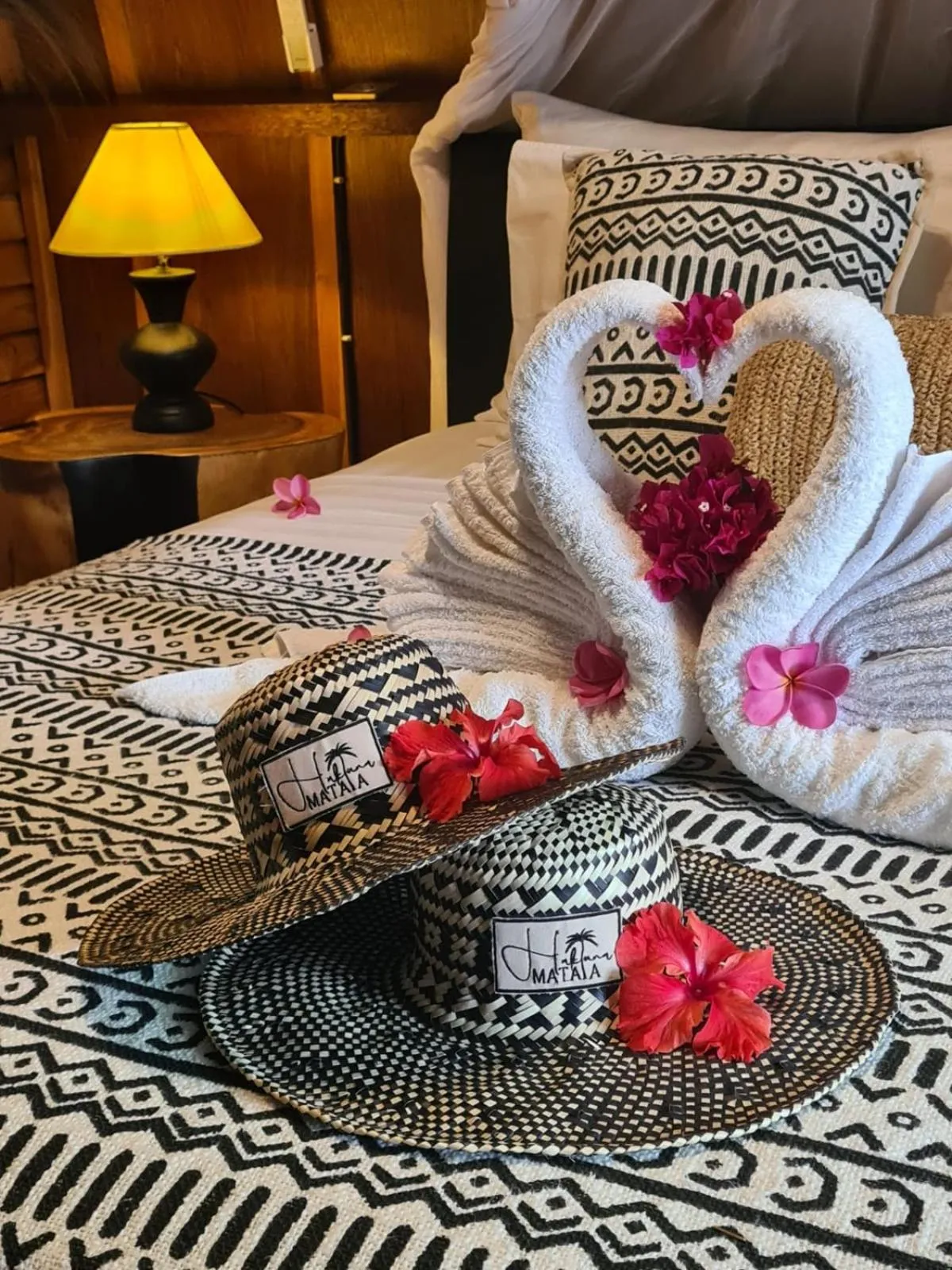 Bed in Hakuna Matata Resort Gili Air