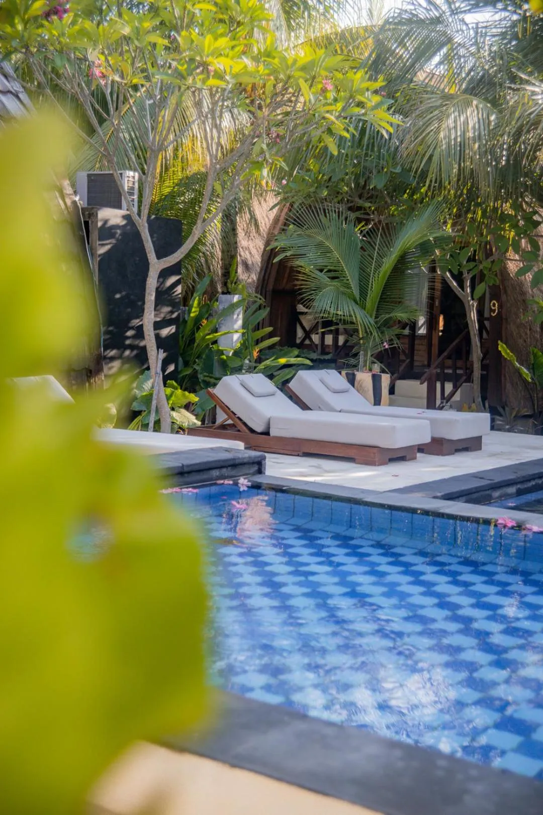 Garden in Hakuna Matata Resort Gili Air