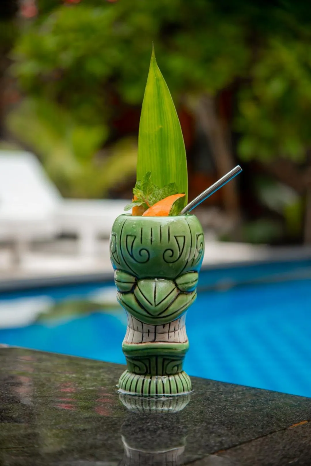 Pool view in Hakuna Matata Resort Gili Air