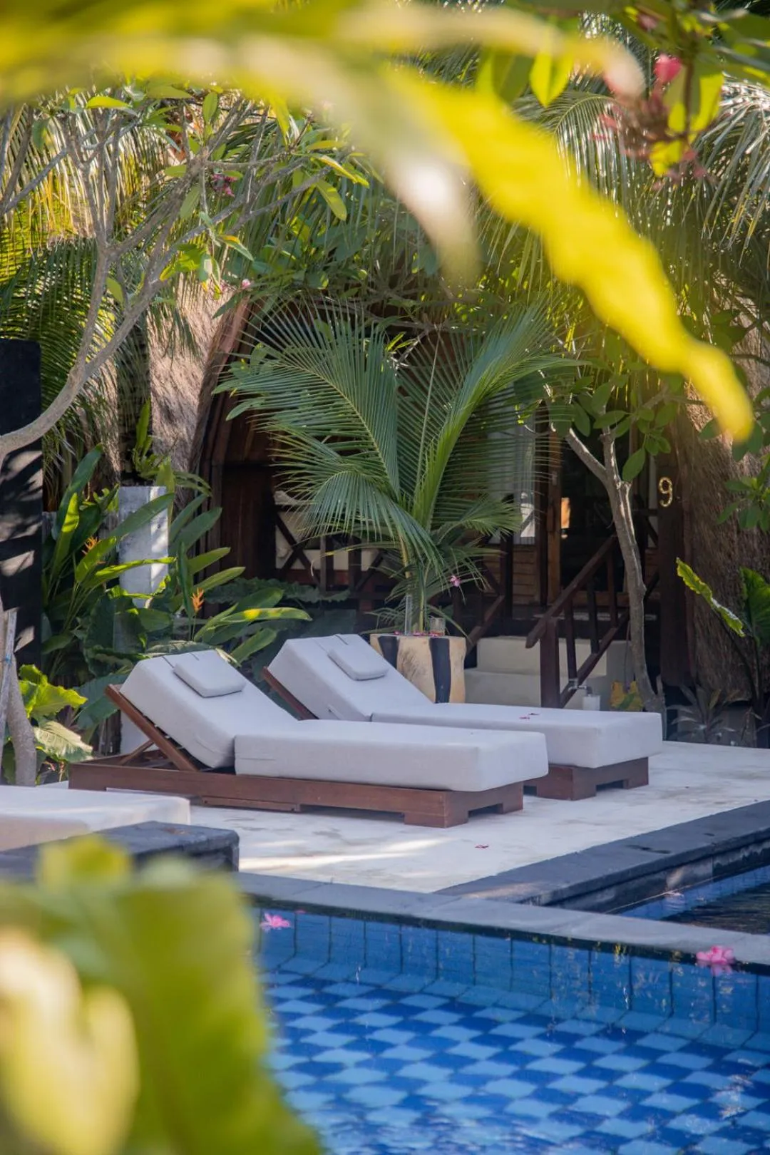 Garden in Hakuna Matata Resort Gili Air