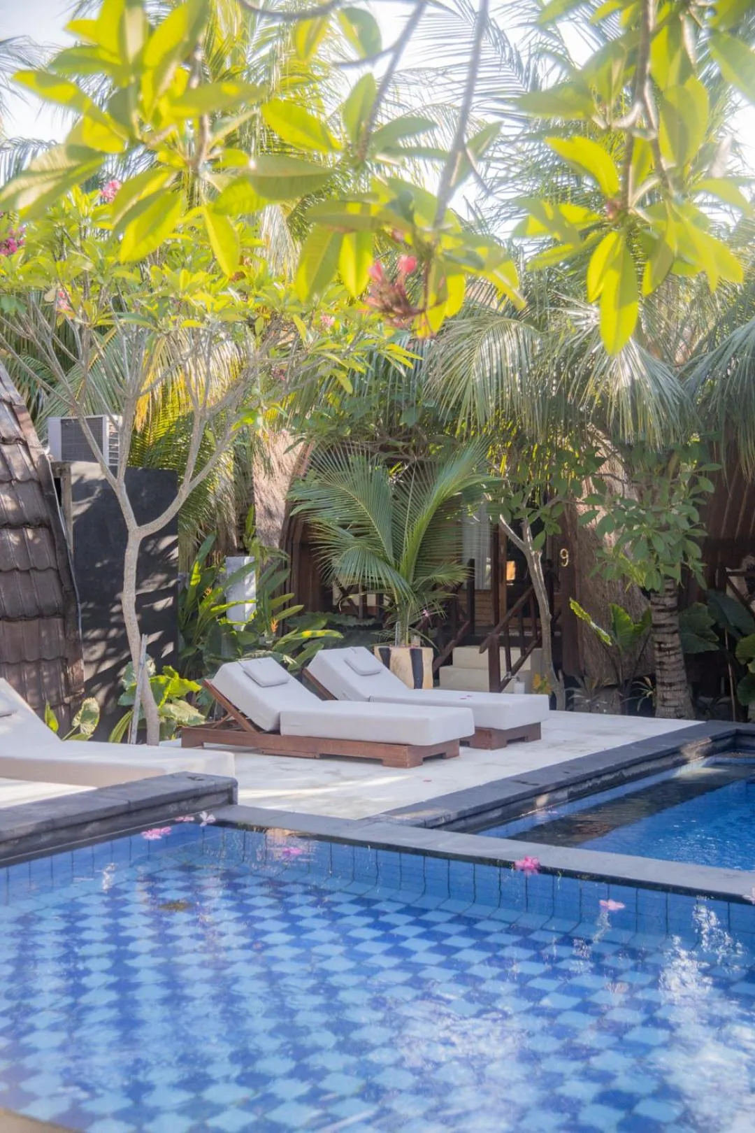 Garden in Hakuna Matata Resort Gili Air