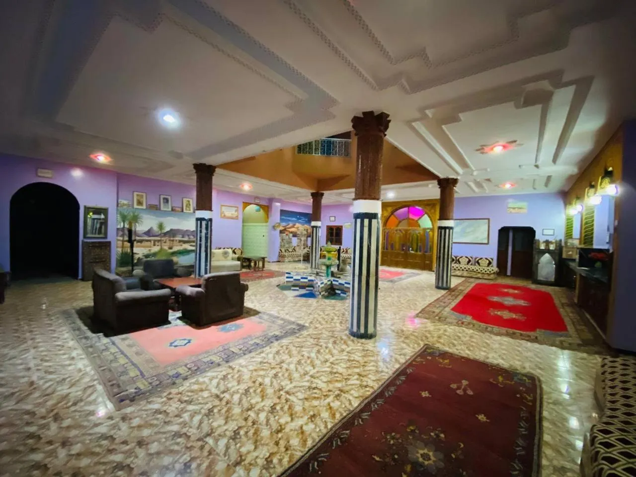 Lobby or reception in La Perle Du Drâa