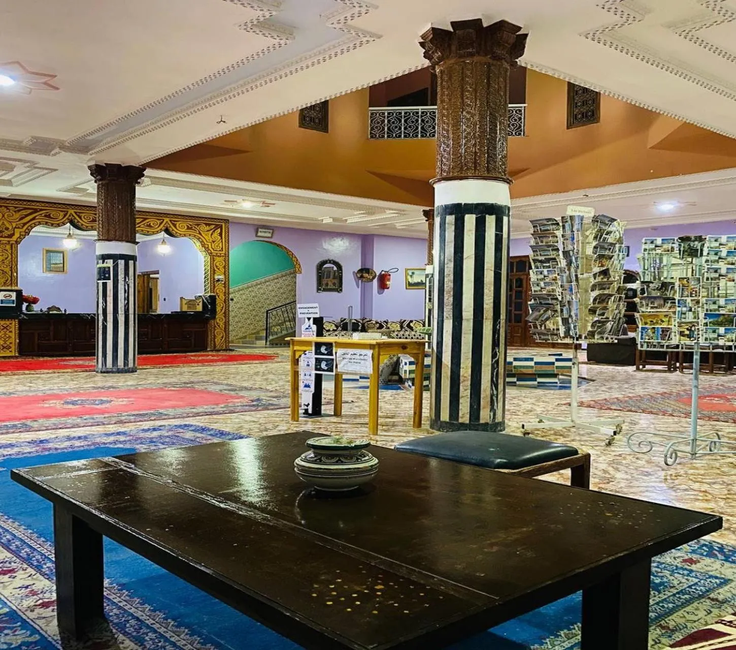 Lobby or reception in La Perle Du Drâa