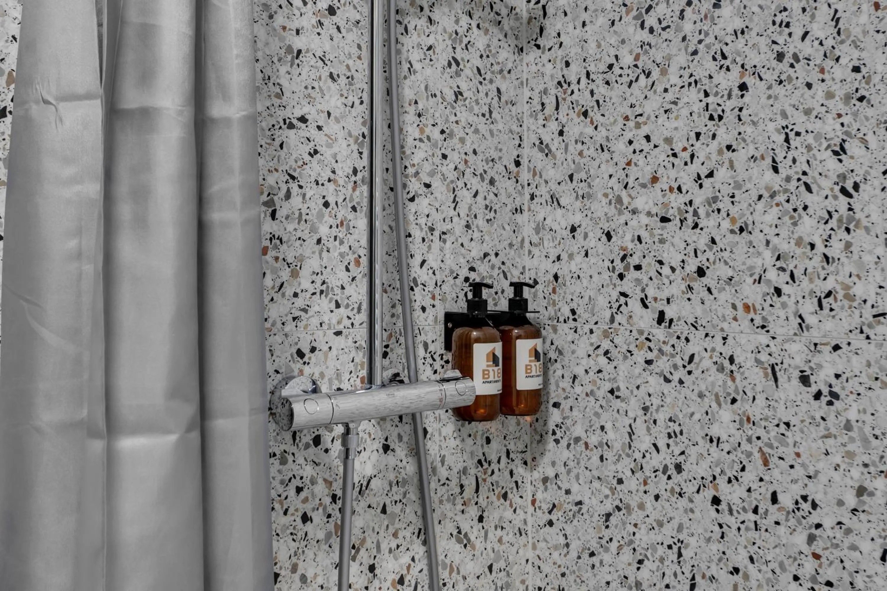 Shower in B18 Apartments
