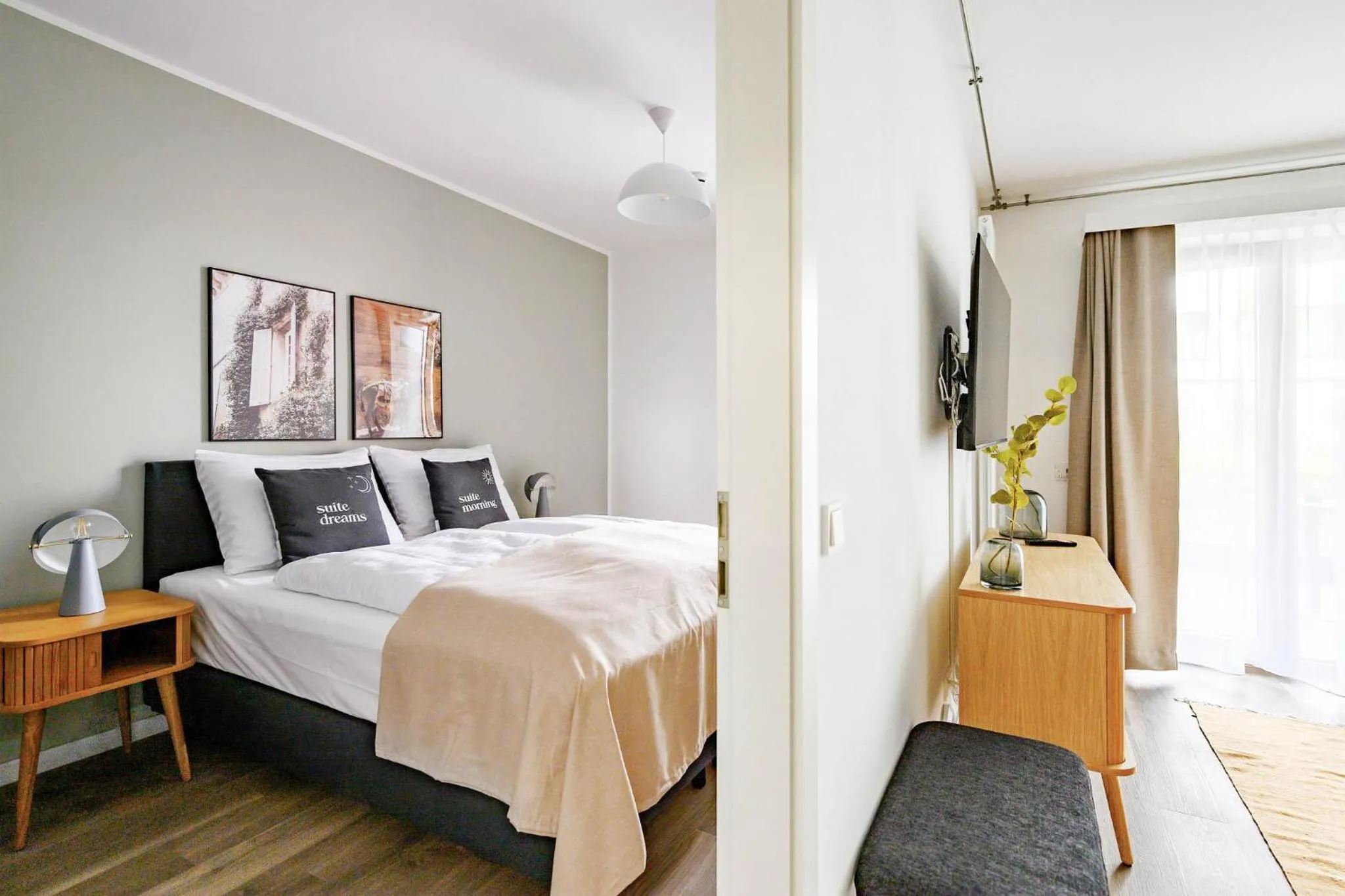 Bed in Limehome Budapest Mosonyi