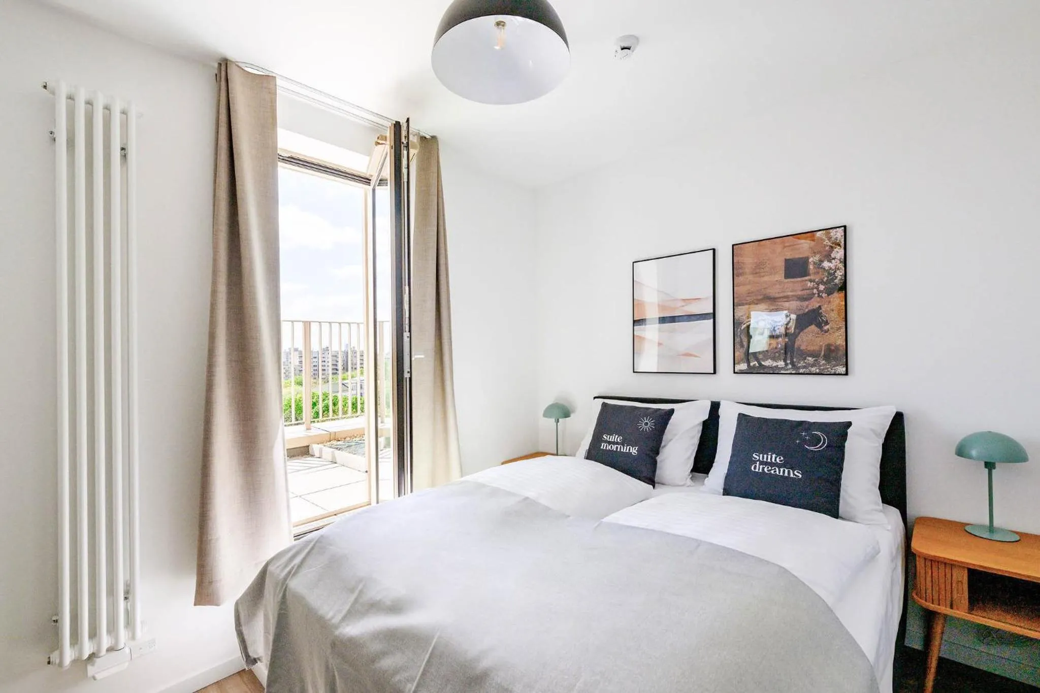 Bed in Limehome Budapest Mosonyi
