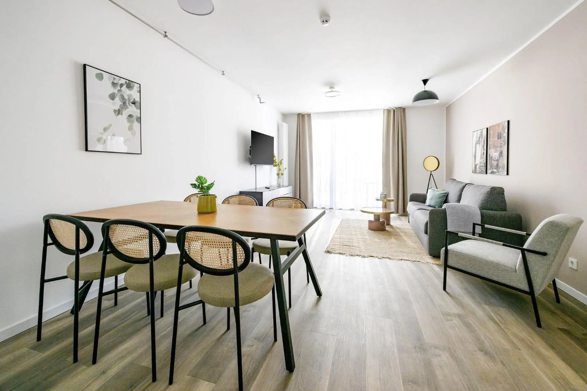 Living room in Limehome Budapest Mosonyi