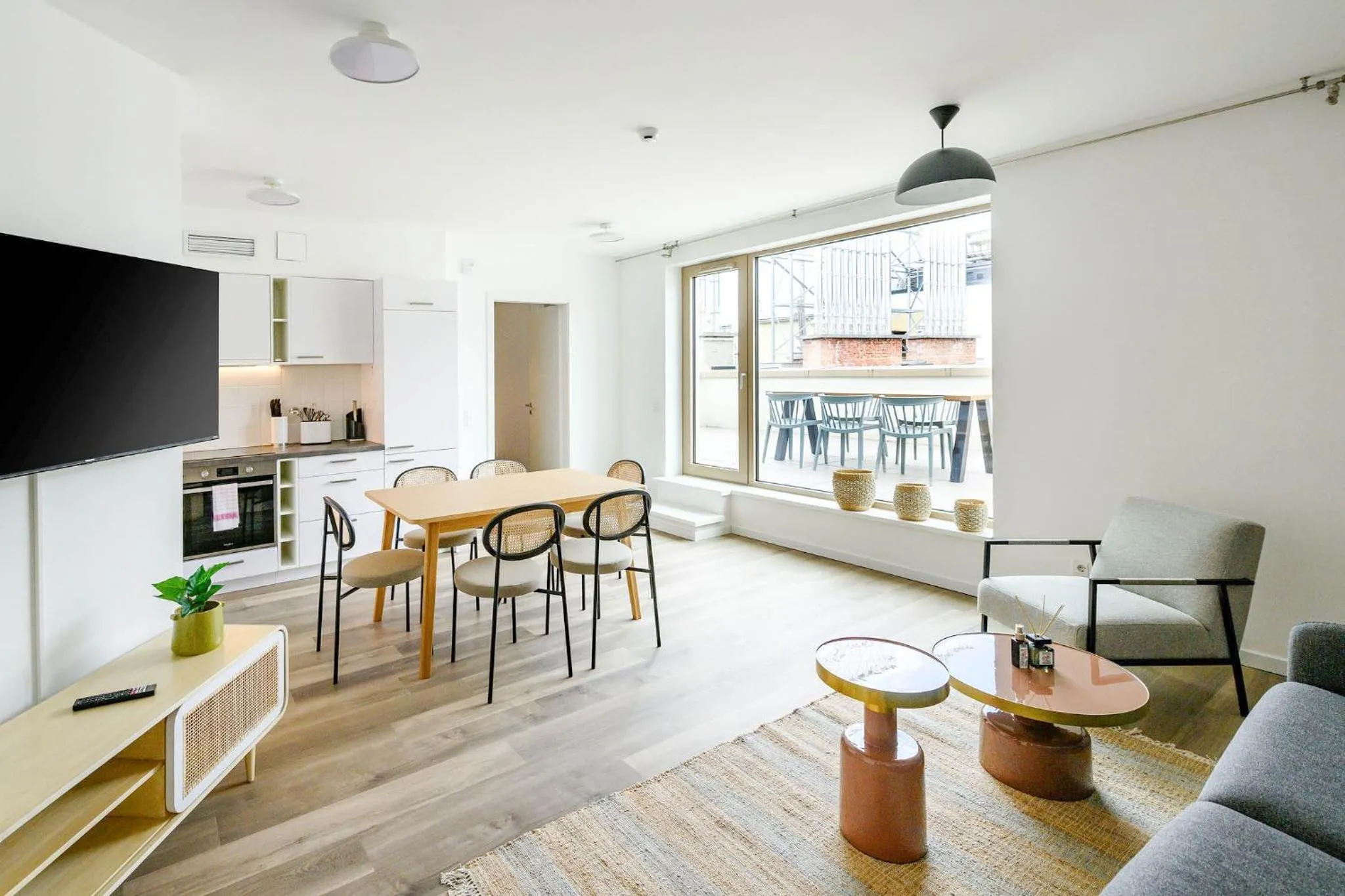 Balcony/Terrace in Limehome Budapest Mosonyi