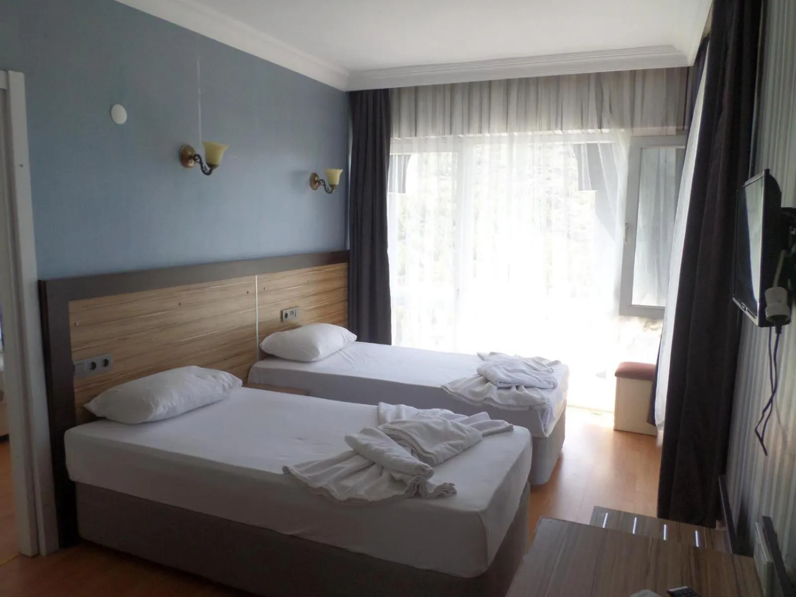 Bed in Tabiat Park Hotel Ayvalik